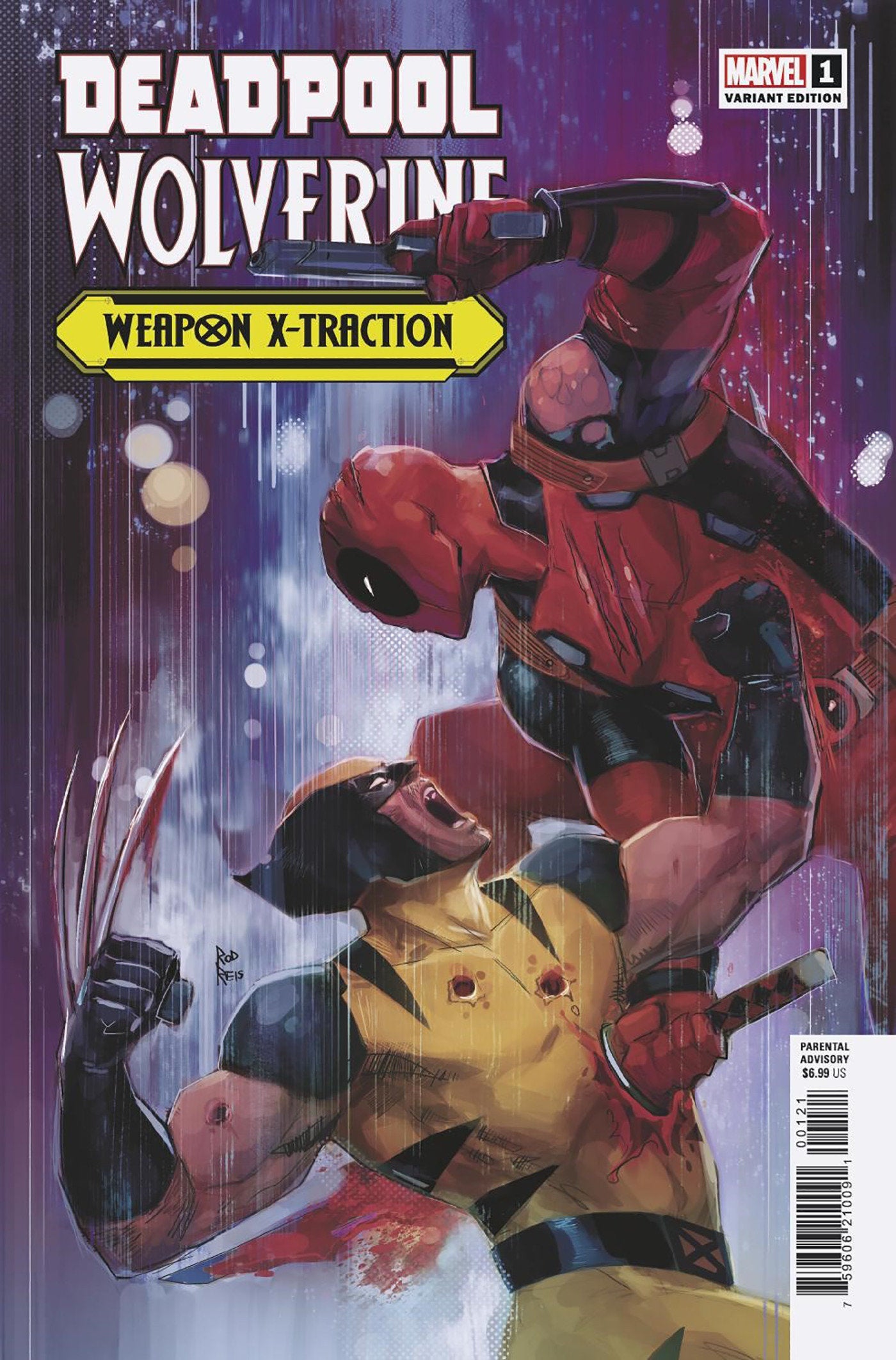 Deadpool/Wolverine: Weapon X-Traction #1 Rod Reis Variant | L.A. Mood Comics and Games