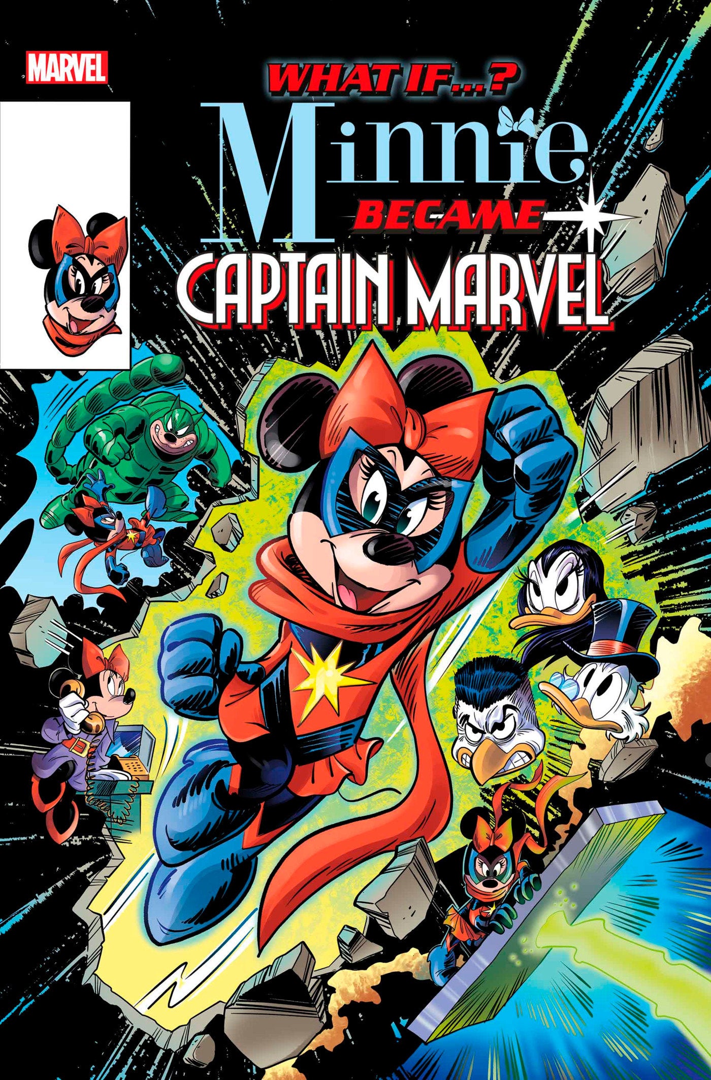 Marvel & Disney: What If...? Minnie Became Captain Marvel #1 | L.A. Mood Comics and Games