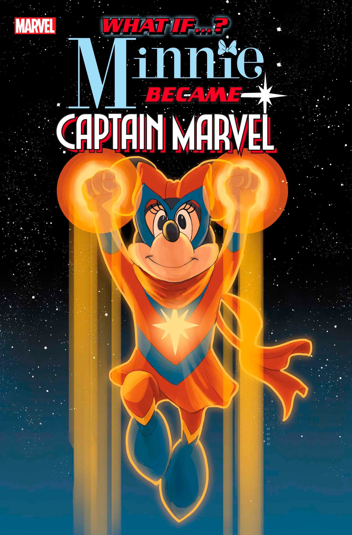 Marvel & Disney: What If...? Minnie Became Captain Marvel #1 Phil Noto Minnie Mouse Captain Marvel Variant | L.A. Mood Comics and Games