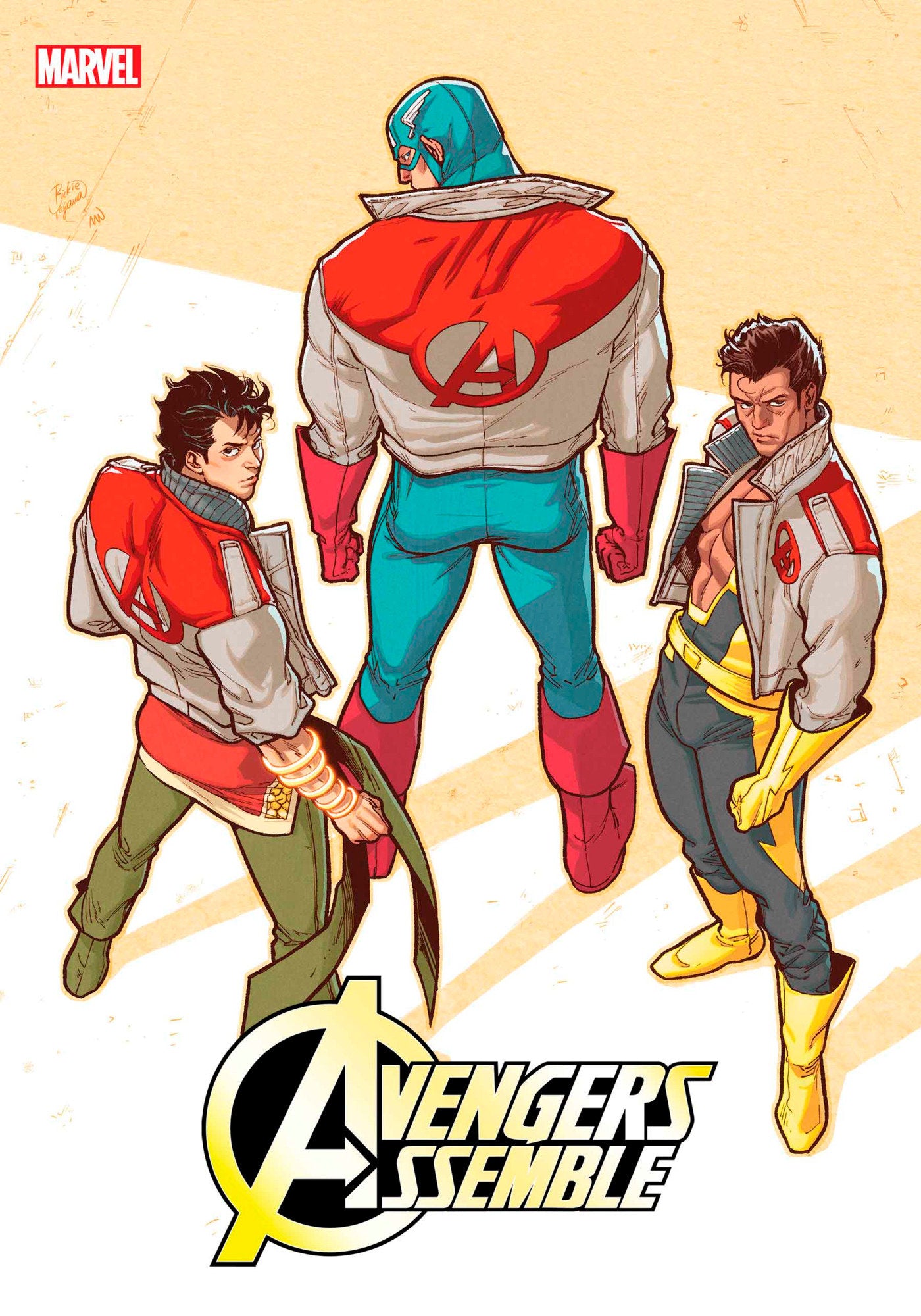 Avengers Assemble #4 Rickie Yagawa Avengers Jacket Variant | L.A. Mood Comics and Games