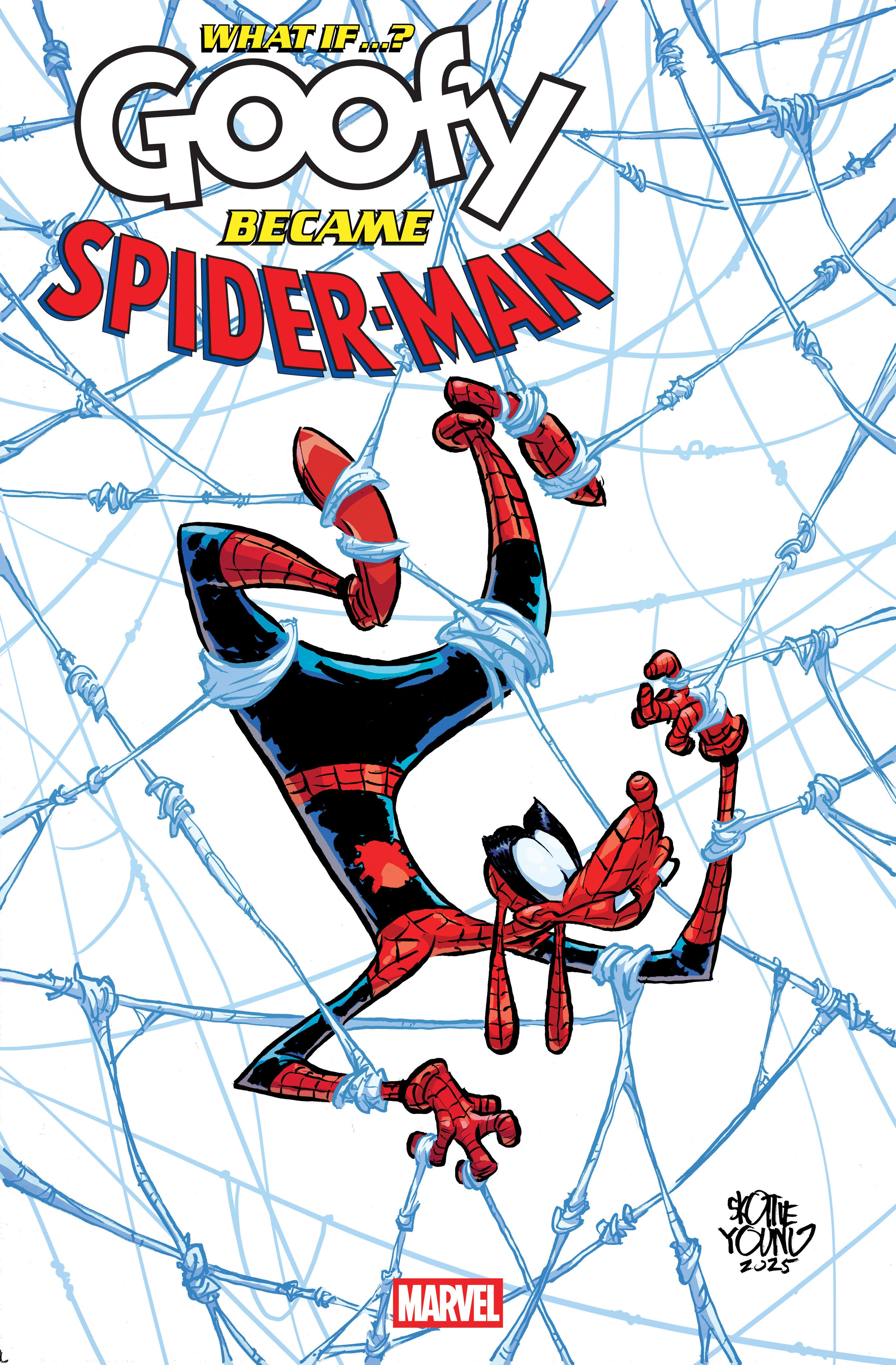 Marvel & Disney: What If...? Goofy Became Spider-Man #1 Skottie Young Variant | L.A. Mood Comics and Games