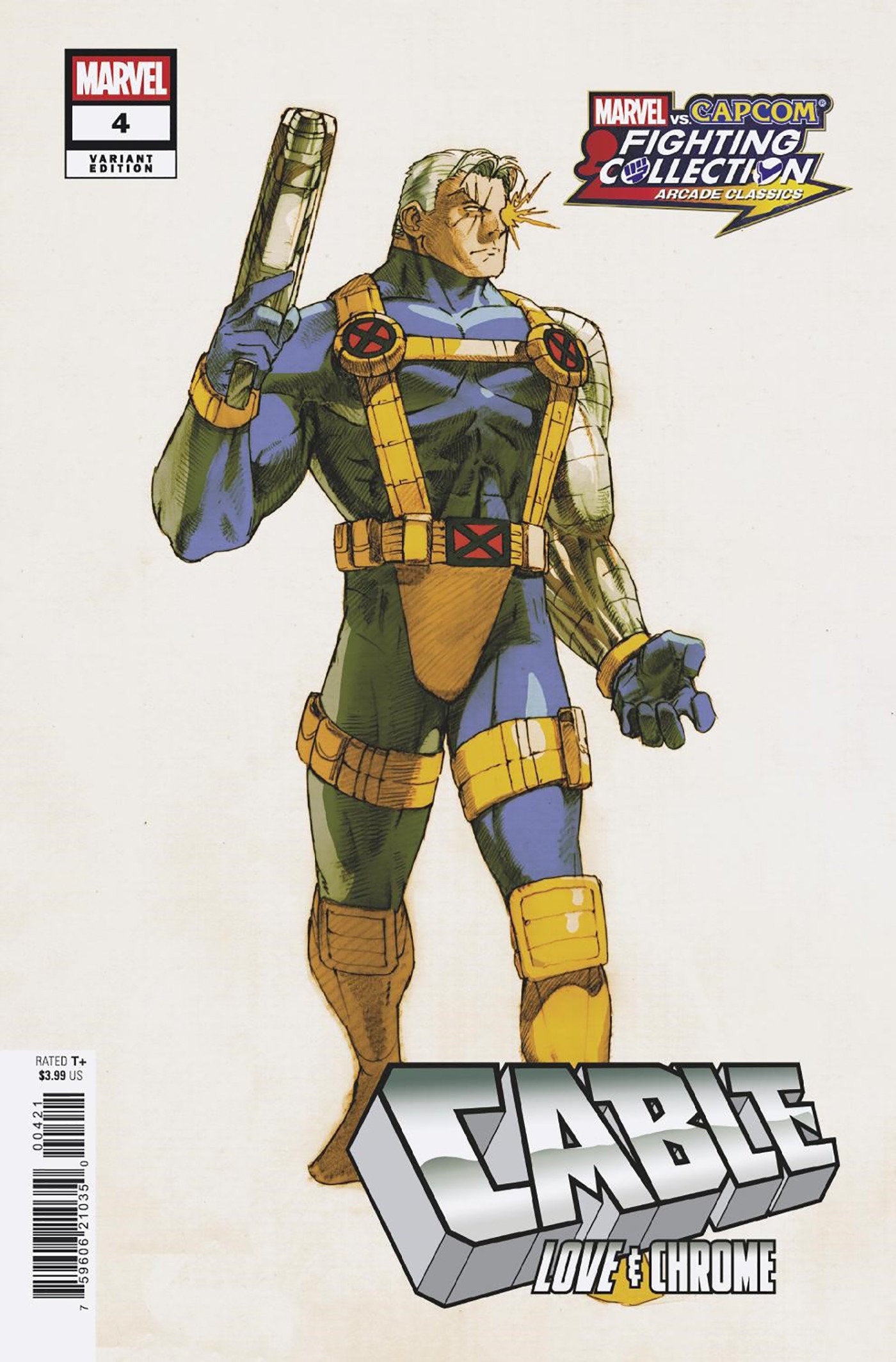 Cable: Love And Chrome #4 Bengus Marvel vs. Capcom Variant | L.A. Mood Comics and Games