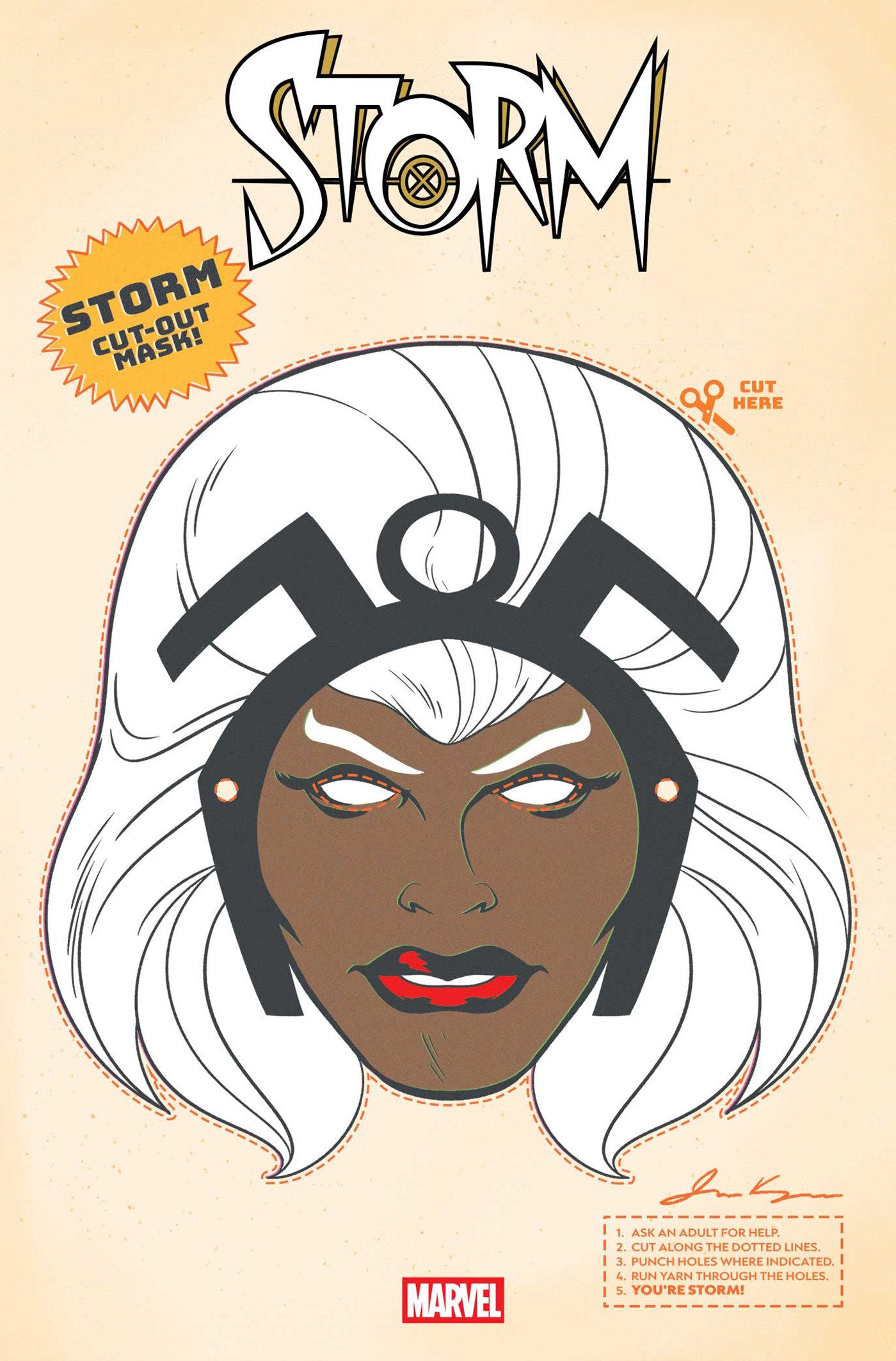 Storm #12 Retro Halloween Mask Variant | L.A. Mood Comics and Games