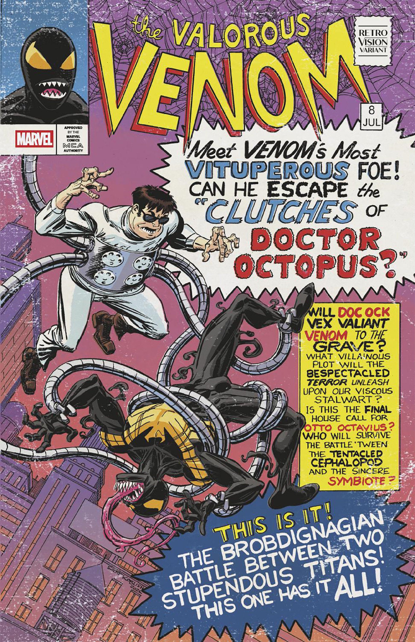 All-New Venom #8 Scott Koblish Retrovision Variant | L.A. Mood Comics and Games