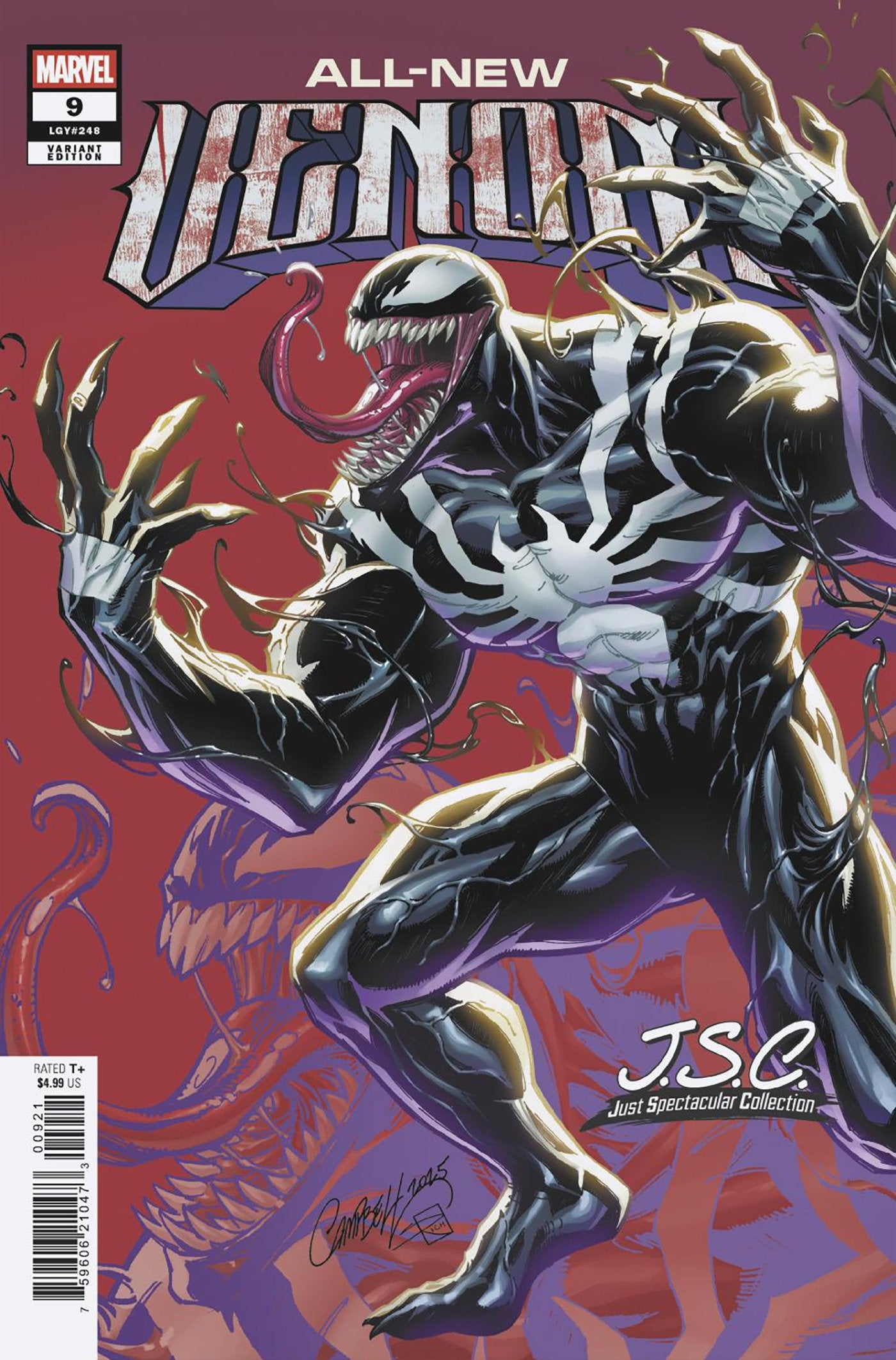 All-New Venom #9 J. Scott Campbell Just Spectacular Collection Variant | L.A. Mood Comics and Games