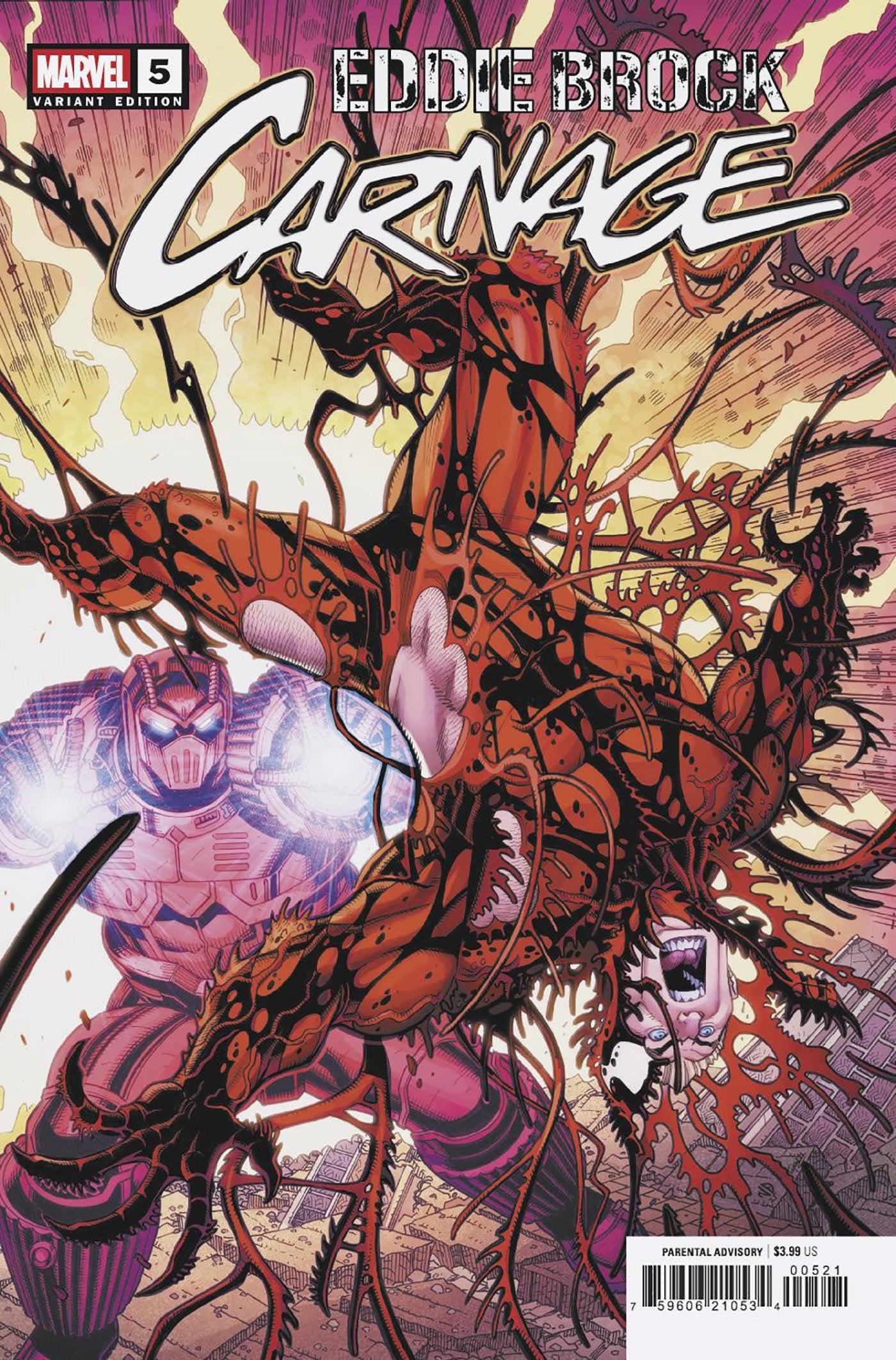 Eddie Brock: Carnage #5 Nick Bradshaw Bring On The Bad Guys Variant | L.A. Mood Comics and Games