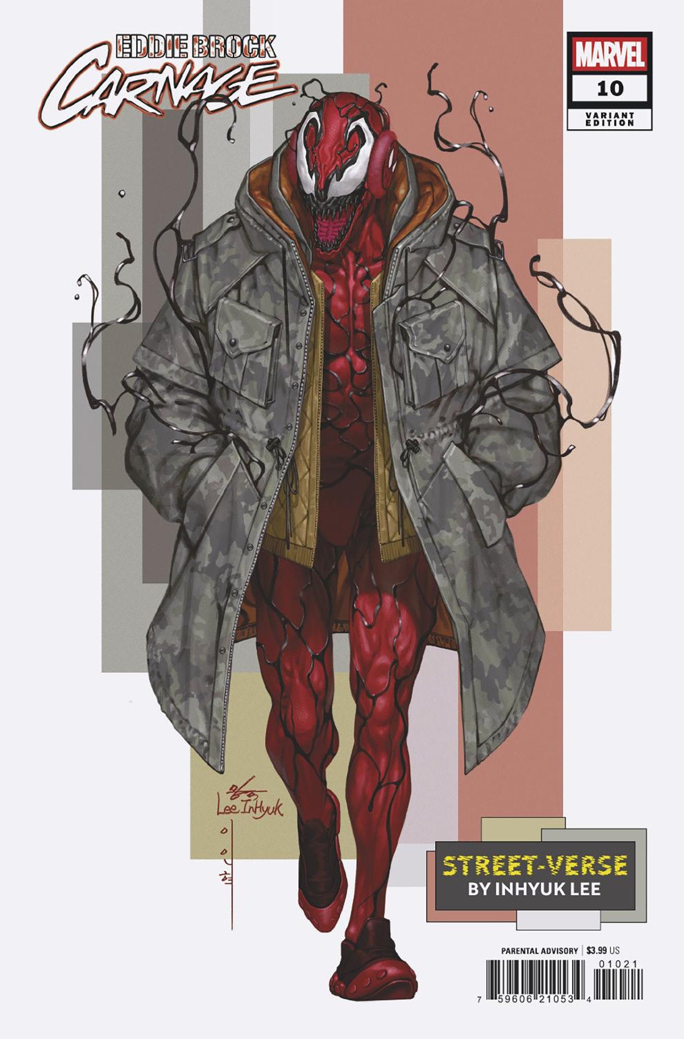 Eddie Brock: Carnage #10 Inhyuk Lee Street Verse Variant | L.A. Mood Comics and Games