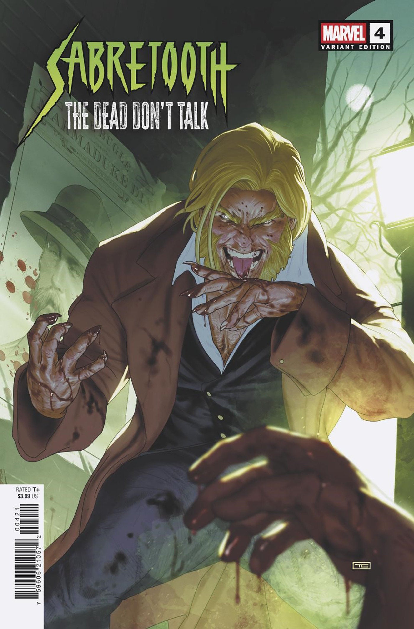 Sabretooth: The Dead Don'T Talk #4 Taurin Clarke Variant | L.A. Mood Comics and Games