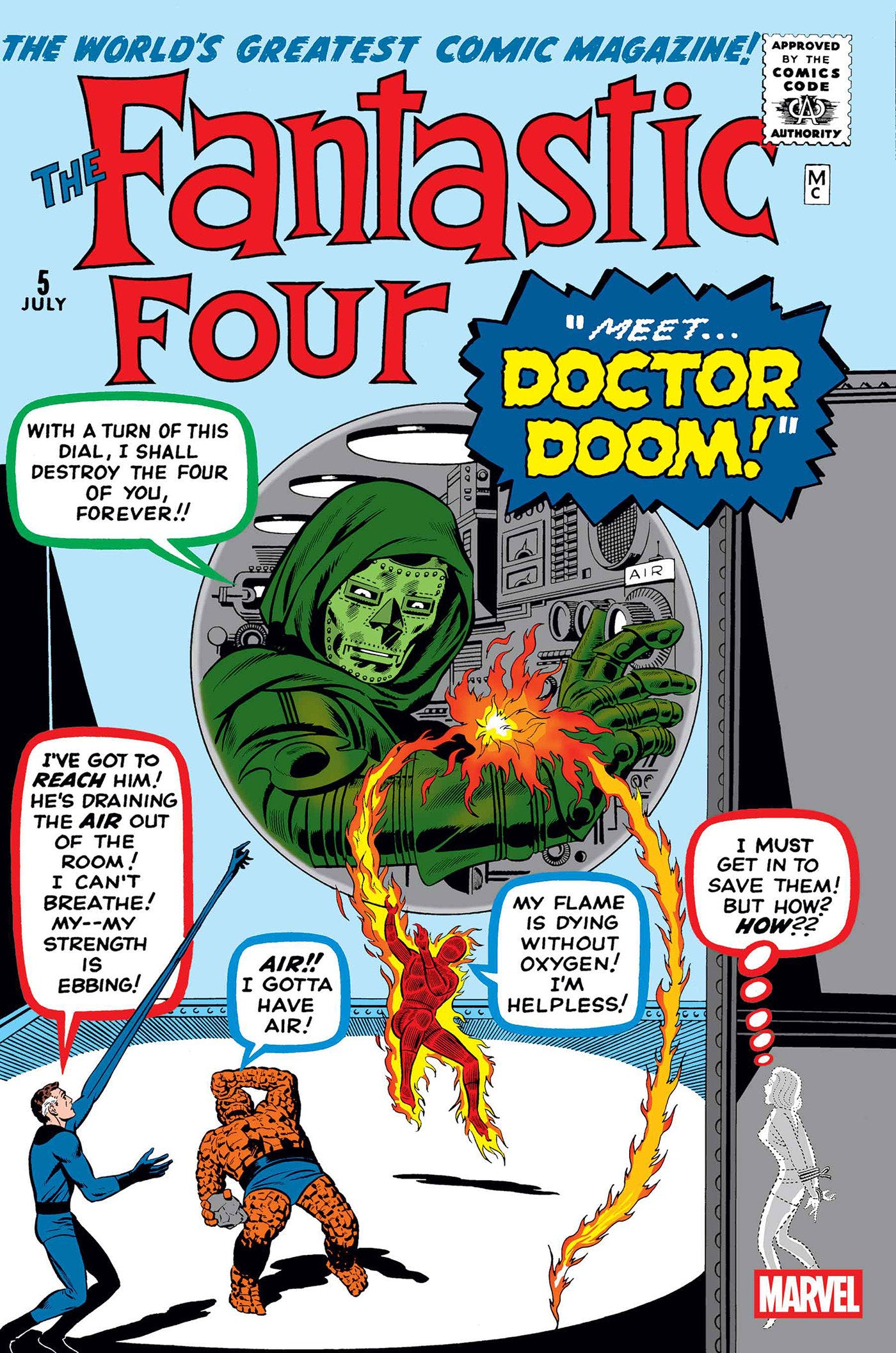 Fantastic Four #5 Facsimile Edition Foil Variant | L.A. Mood Comics and Games