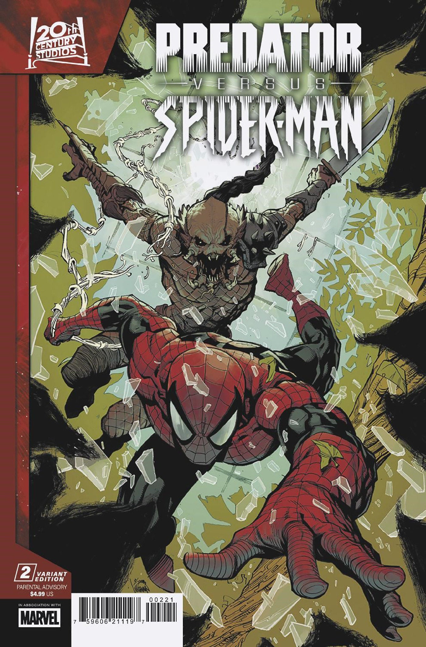 Predator vs. Spider-Man #2 Ryan Stegman Variant | L.A. Mood Comics and Games