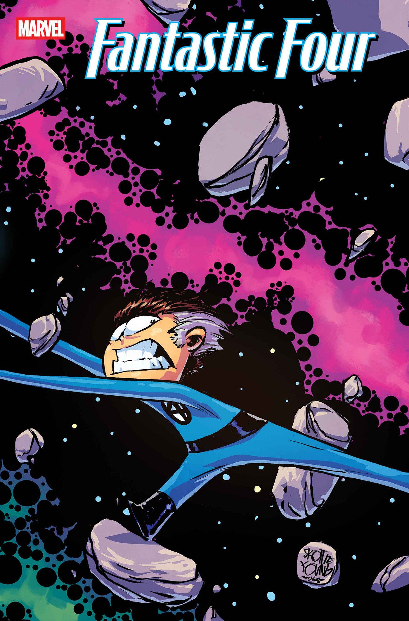 Fantastic Four #3 Skottie Young 5 Part Connecting Variant [Doom] | L.A. Mood Comics and Games