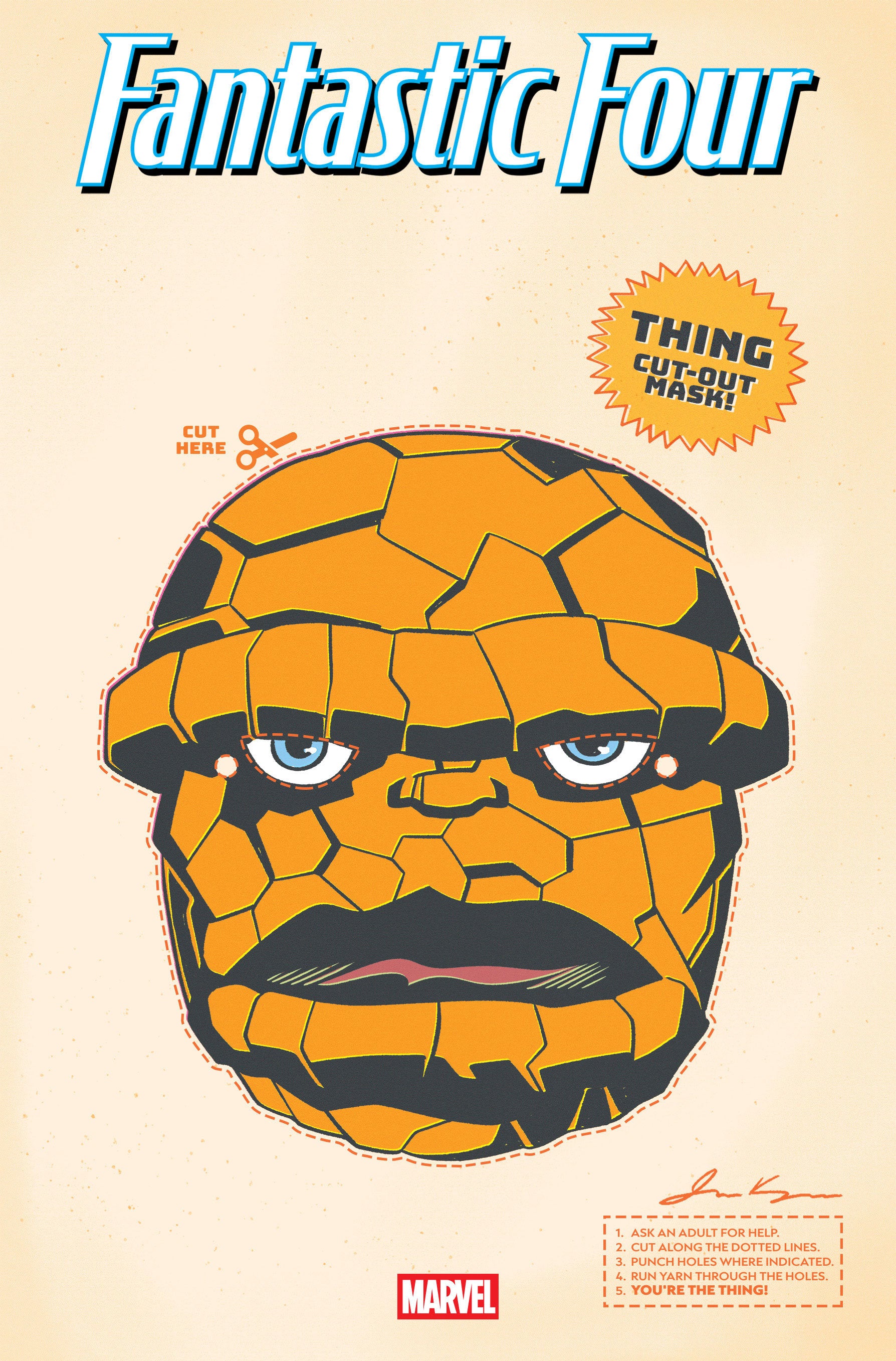 Fantastic Four #3 Retro Halloween Mask Variant [Doom] | L.A. Mood Comics and Games