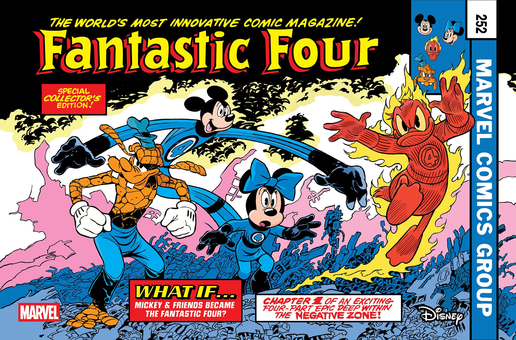 Fantastic Four #4 Andrea Freccero Disney What If? Fantastic Four Homage Variant | L.A. Mood Comics and Games