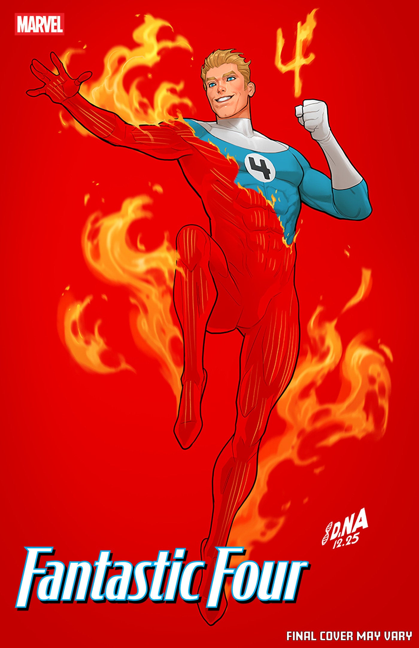 Fantastic Four #8 David Nakayama Color Block Red Variant | L.A. Mood Comics and Games
