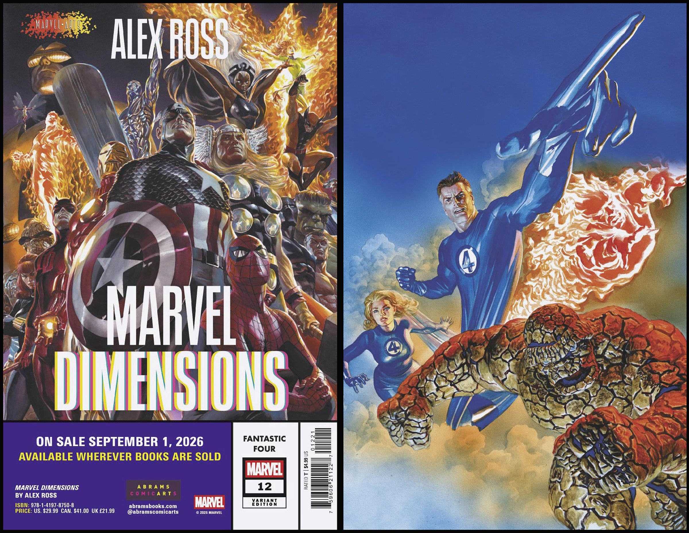 Fantastic Four #12 Alex Ross Marvel Dimensions Variant | L.A. Mood Comics and Games