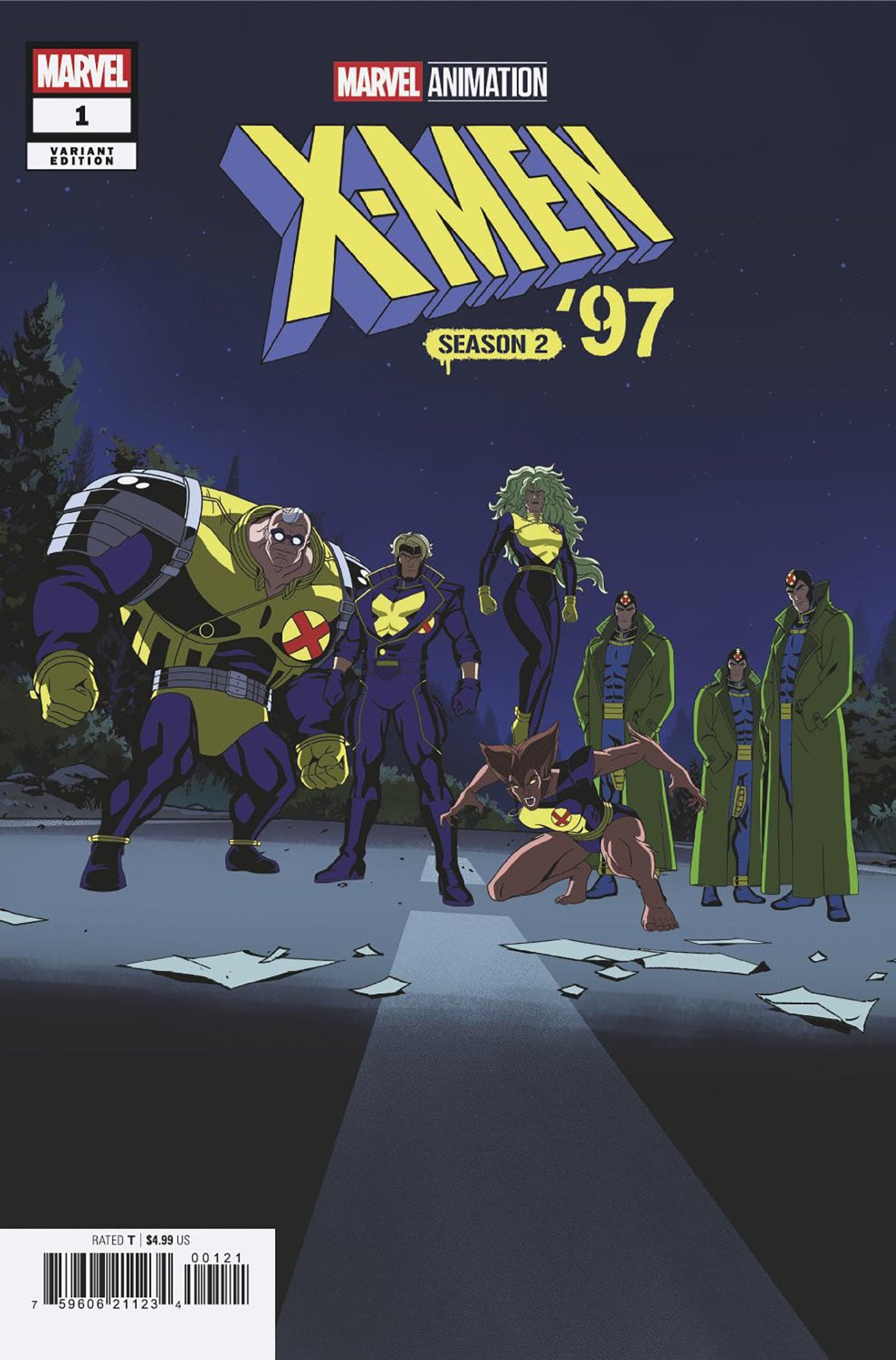 X-Men '97: Season Two #1 Marvel Animation Variant | L.A. Mood Comics and Games