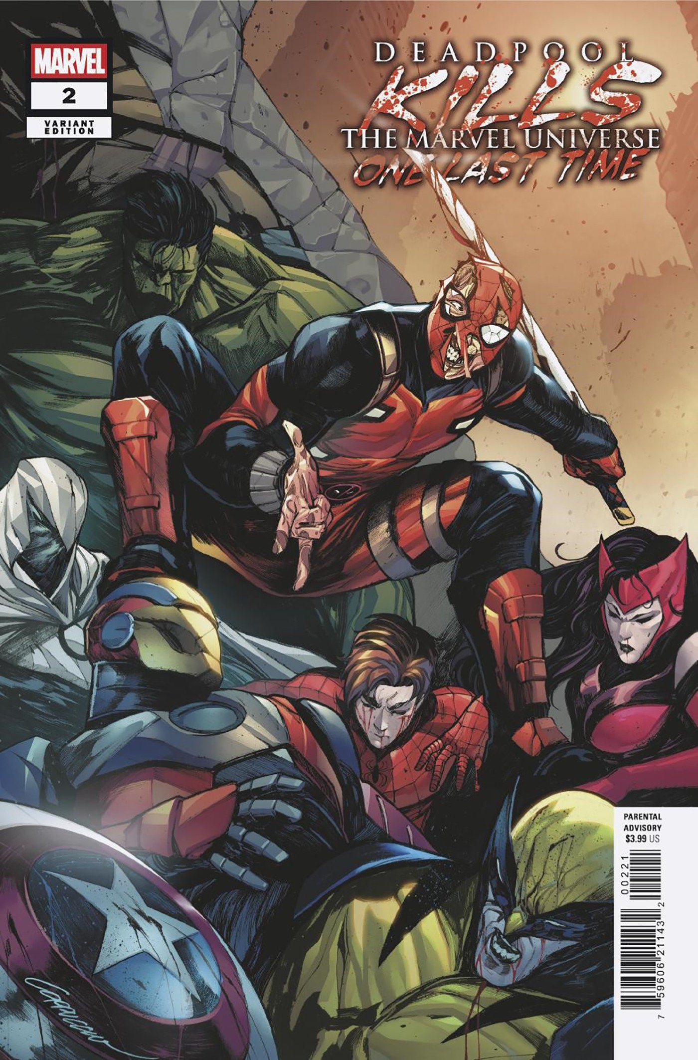 Deadpool Kills The Marvel Universe One Last Time #2 Alessandro Cappuccio Variant | L.A. Mood Comics and Games
