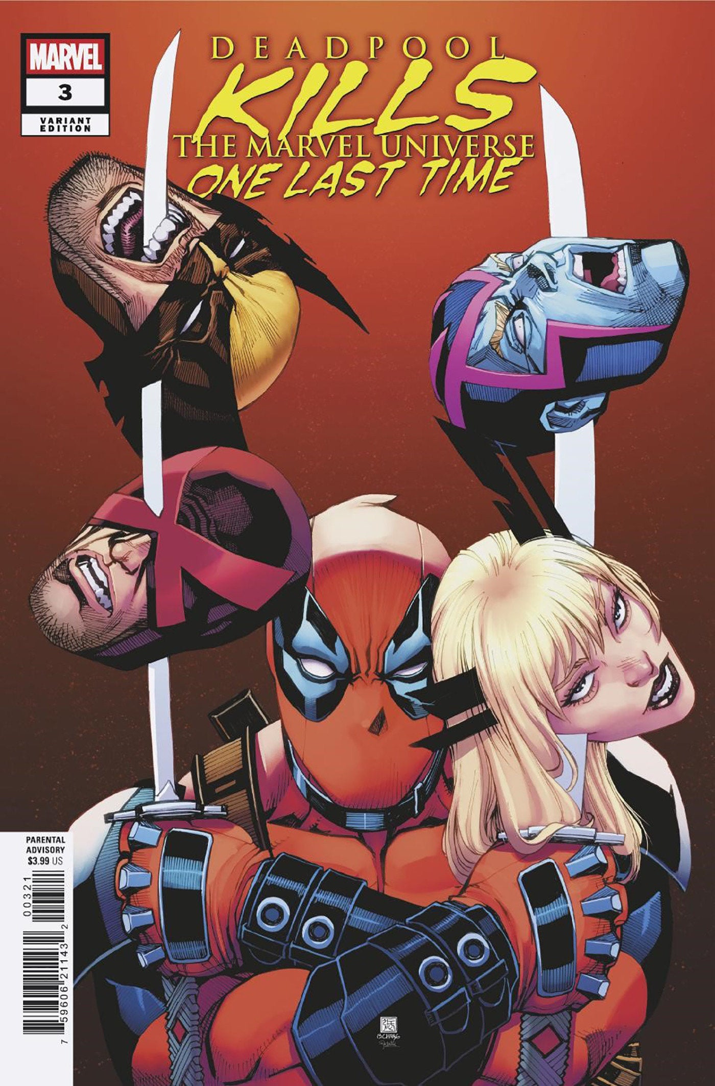 Deadpool Kills The Marvel Universe One Last Time #3 Bernard Chang Variant | L.A. Mood Comics and Games
