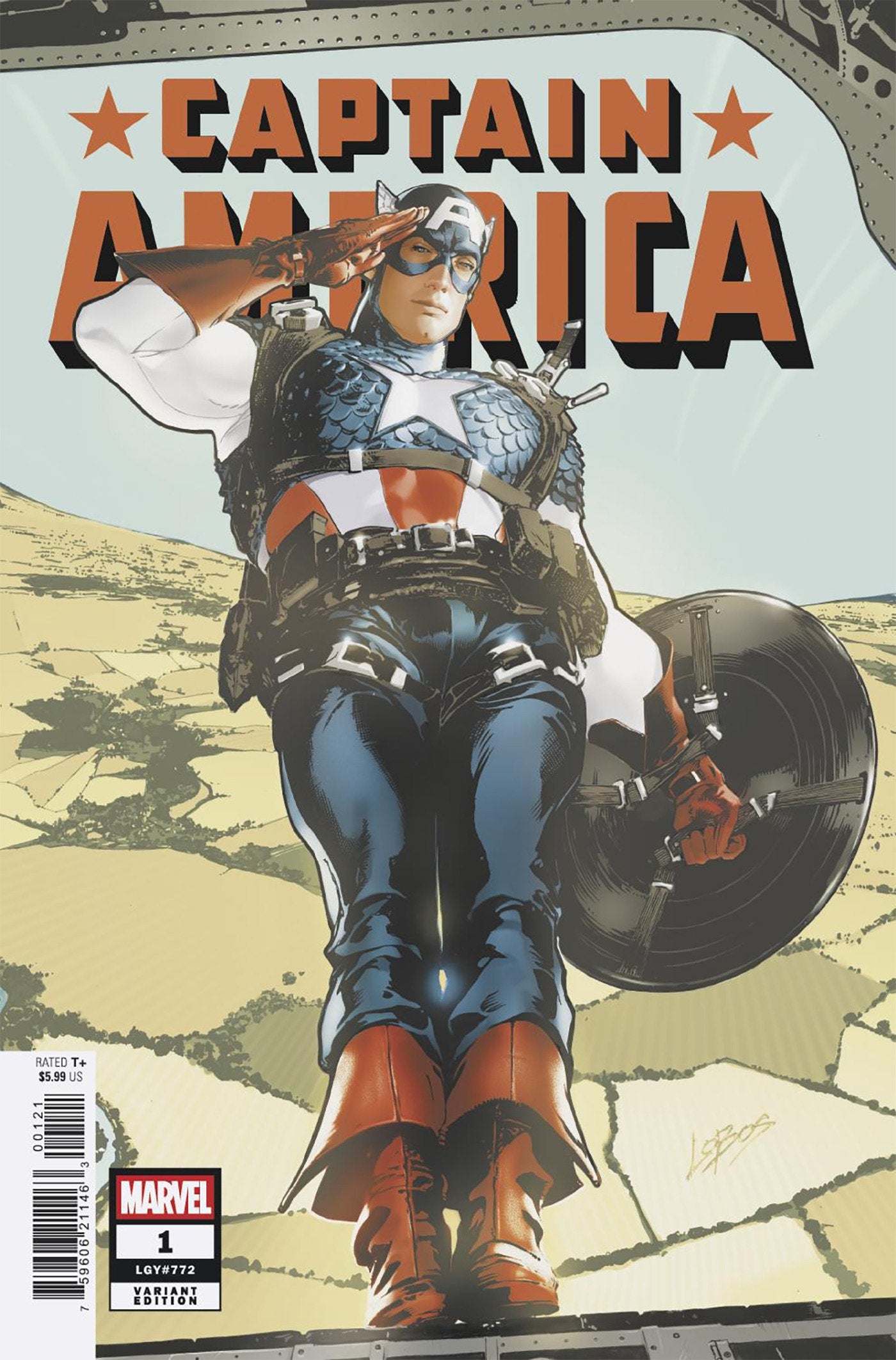 Captain America #1 Pablo Villalobos Variant | L.A. Mood Comics and Games