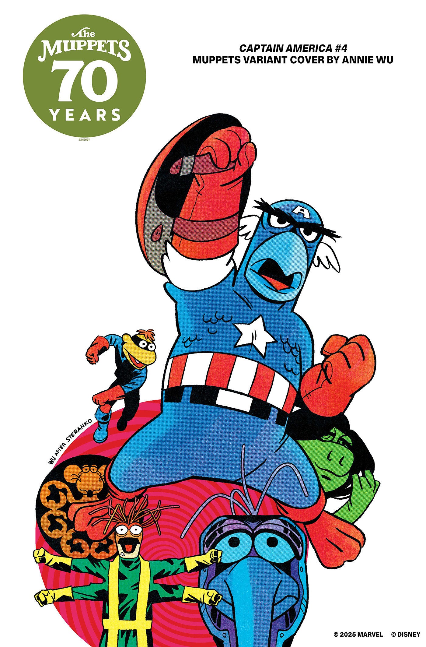 Captain America #4 Annie Wu Muppets Variant | L.A. Mood Comics and Games