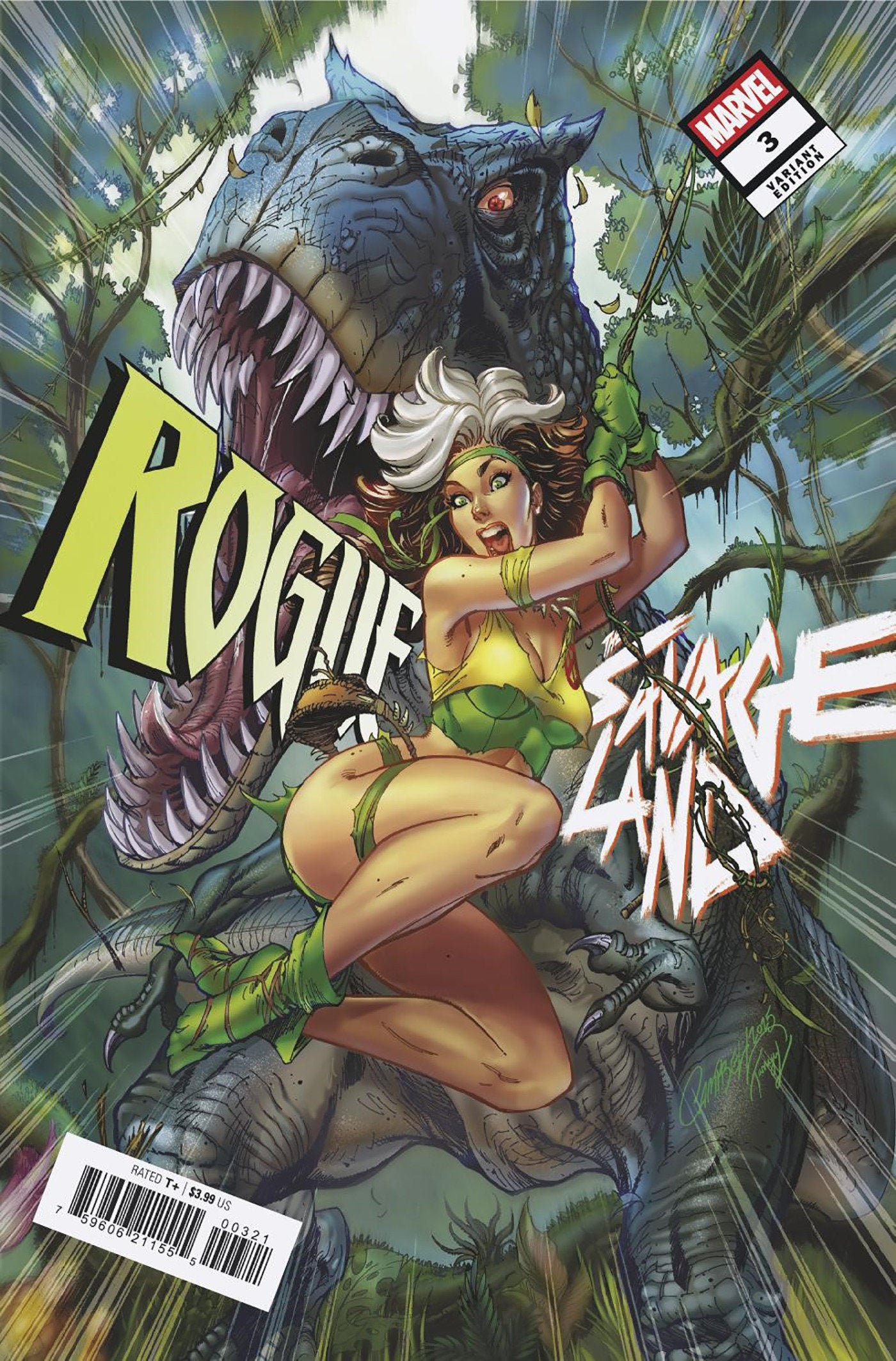 Rogue: The Savage Land #3 J. Scott Campbell Variant | L.A. Mood Comics and Games
