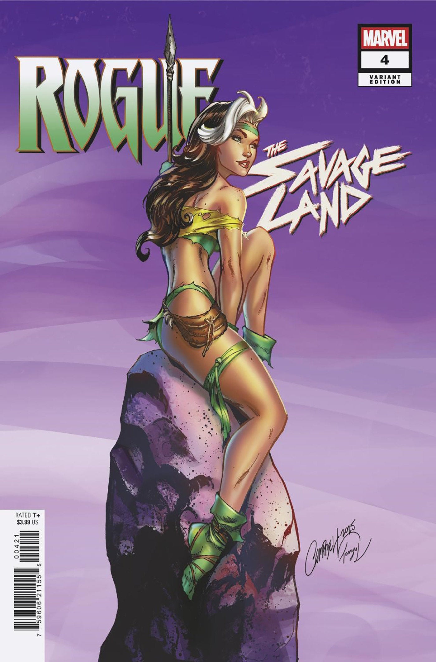 Rogue: The Savage Land #4 J. Scott Campbell Variant | L.A. Mood Comics and Games