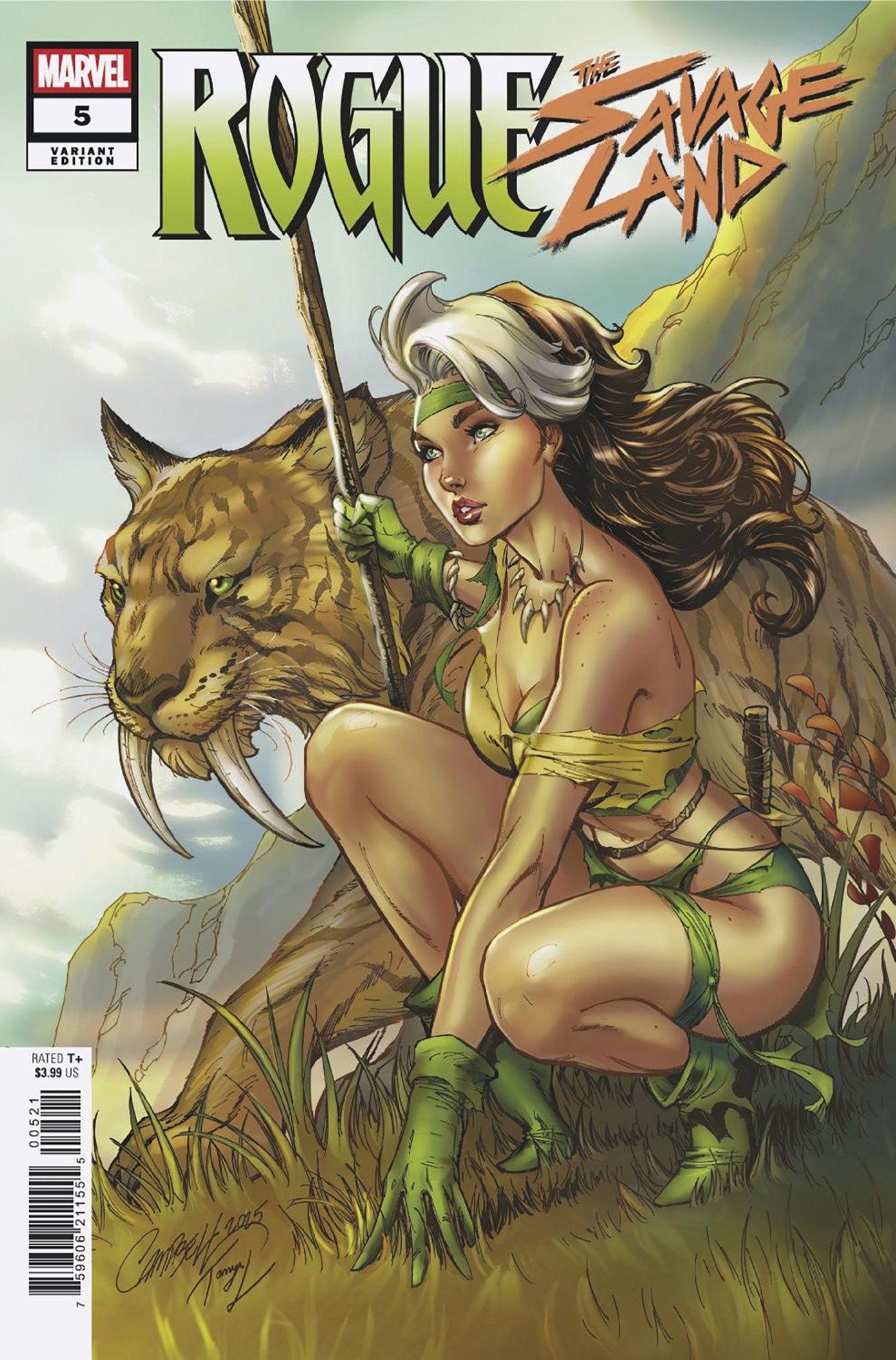 Rogue: The Savage Land #5 J. Scott Campbell Variant | L.A. Mood Comics and Games