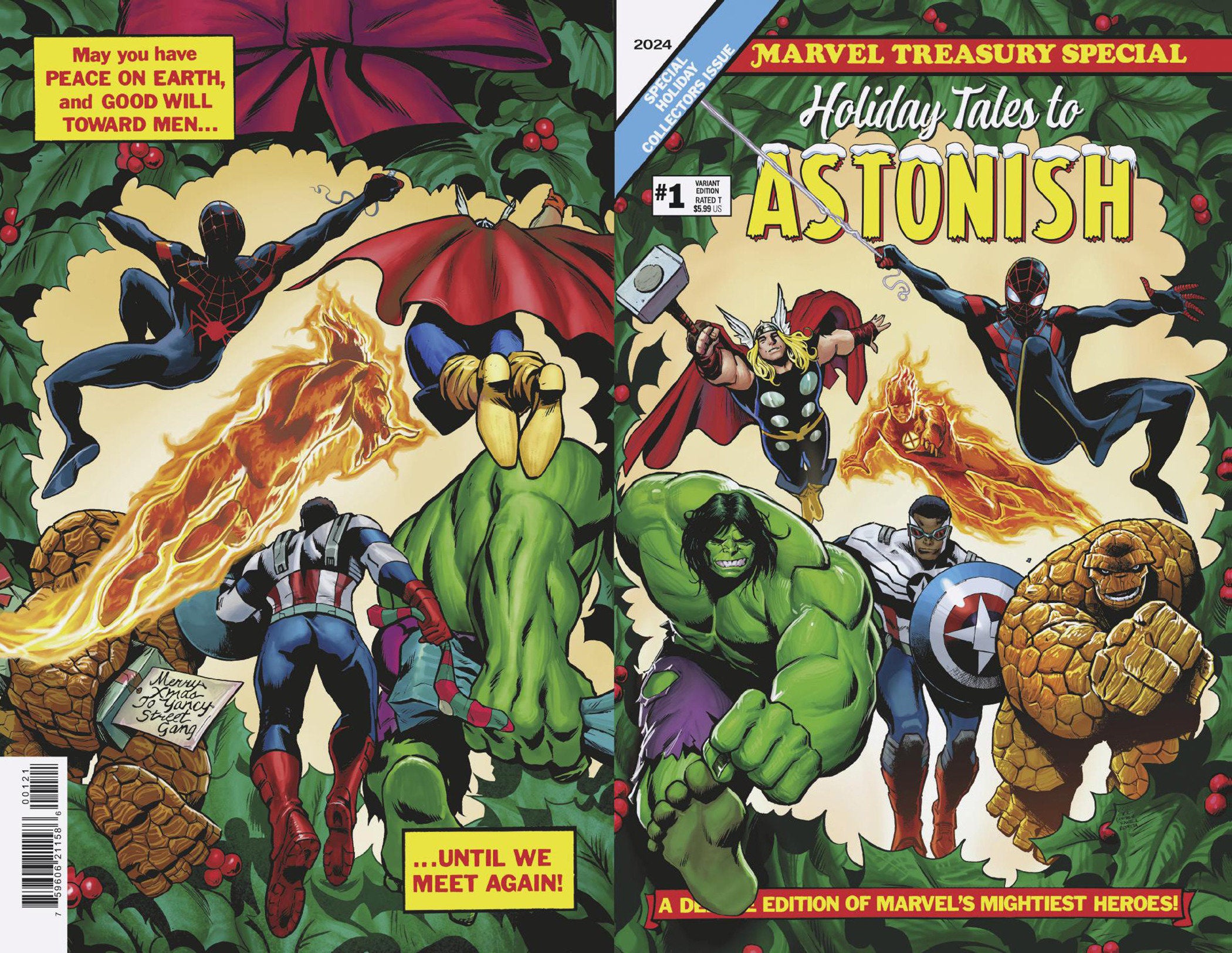 Marvel Holiday Tales To Astonish #1 Lee Garbett Wraparound Homage Variant | L.A. Mood Comics and Games