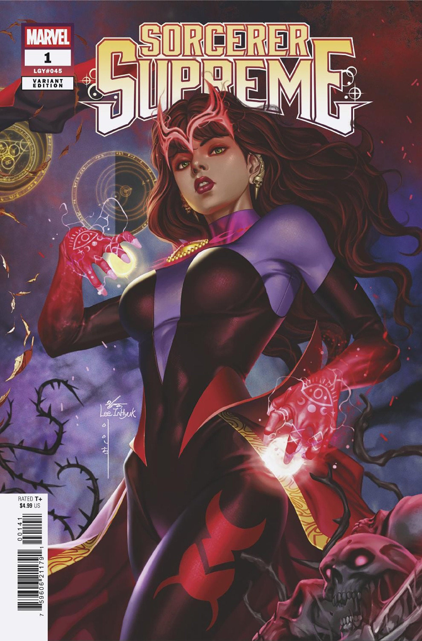 Sorcerer Supreme #1 Inhyuk Lee 3 Part Connecting Magic Variant C | L.A. Mood Comics and Games