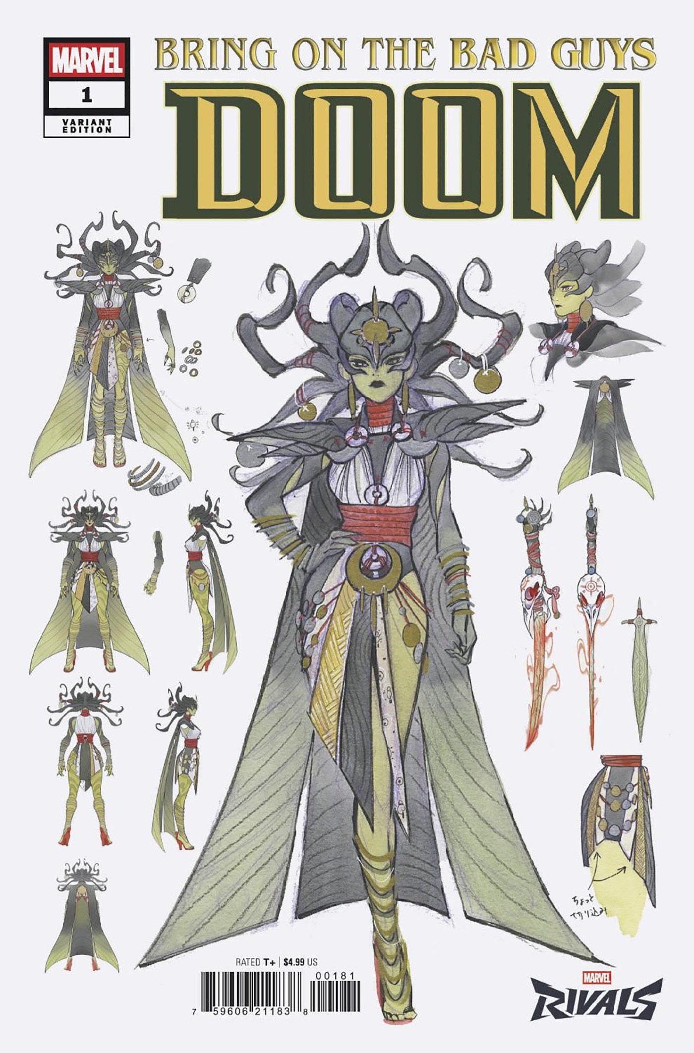 Bring On The Bad Guys: Doom #1 Peach Momoko Marvel Rivals Variant | L.A. Mood Comics and Games