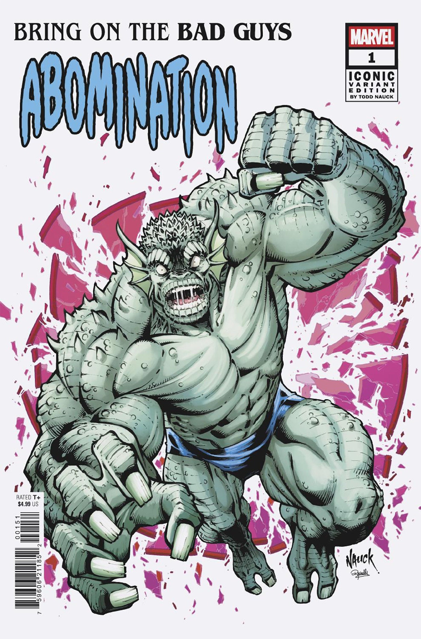 Bring On The Bad Guys: Abomination #1 Todd Nauck Iconic Variant | L.A. Mood Comics and Games
