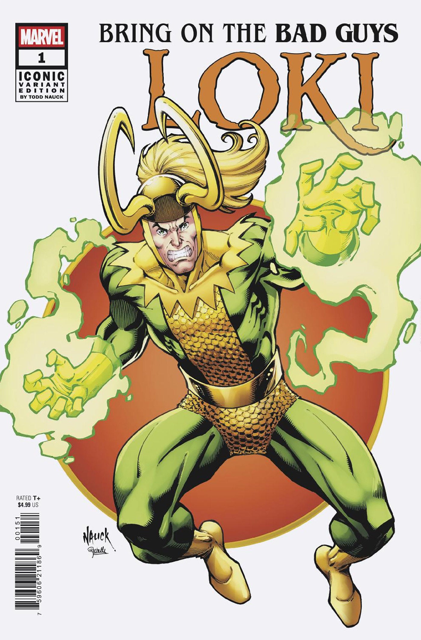 Bring On The Bad Guys: Loki #1 Todd Nauck Iconic Variant | L.A. Mood Comics and Games