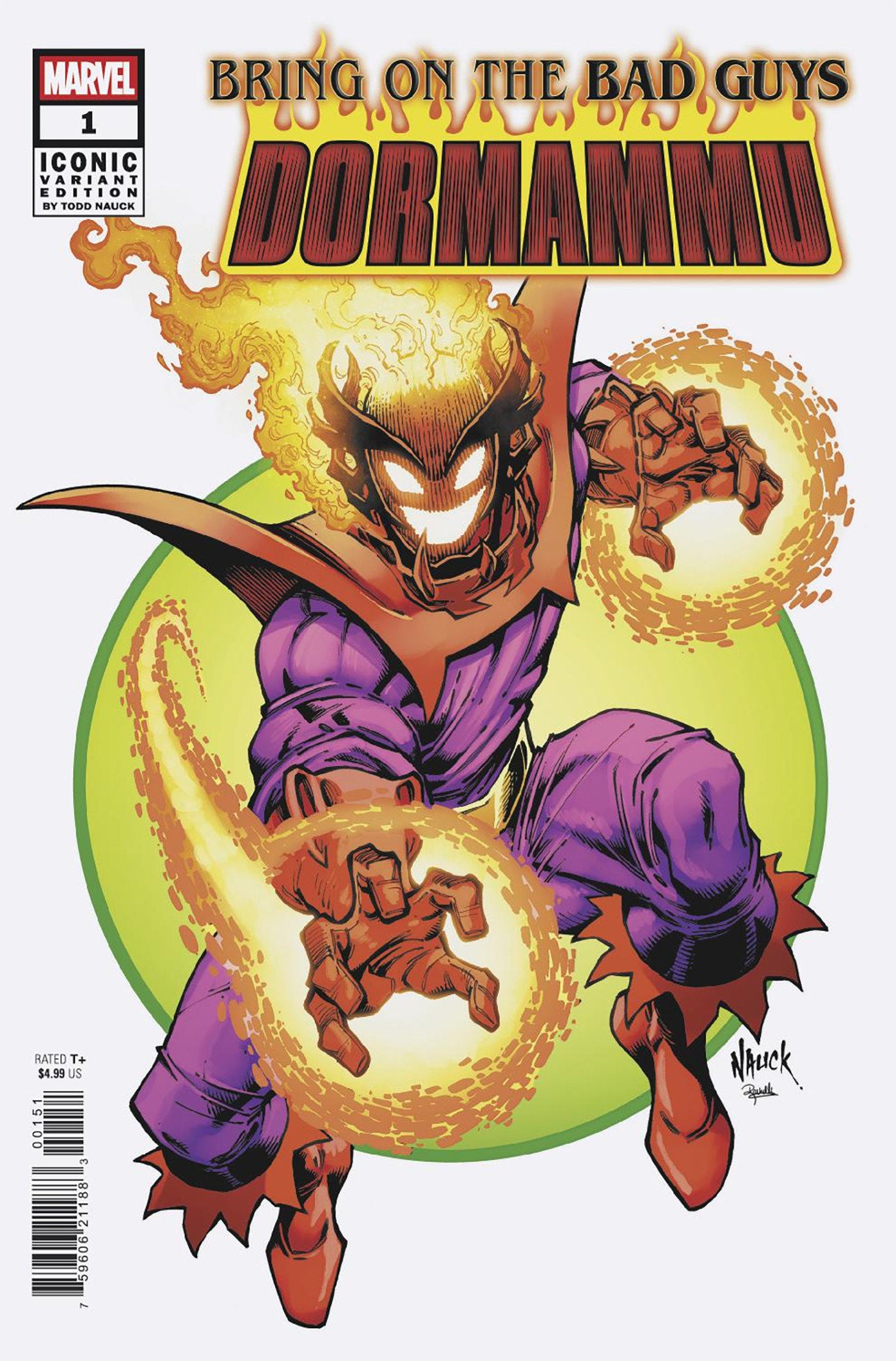 Bring On The Bad Guys: Dormammu #1 Todd Nauck Iconic Variant | L.A. Mood Comics and Games