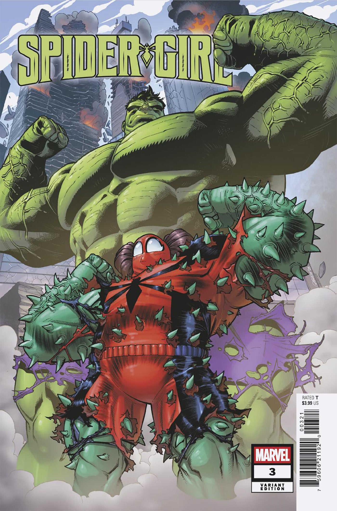 Spider-Girl #3 Javier Garron Spider-Girl Funhouse Mirror Variant | L.A. Mood Comics and Games