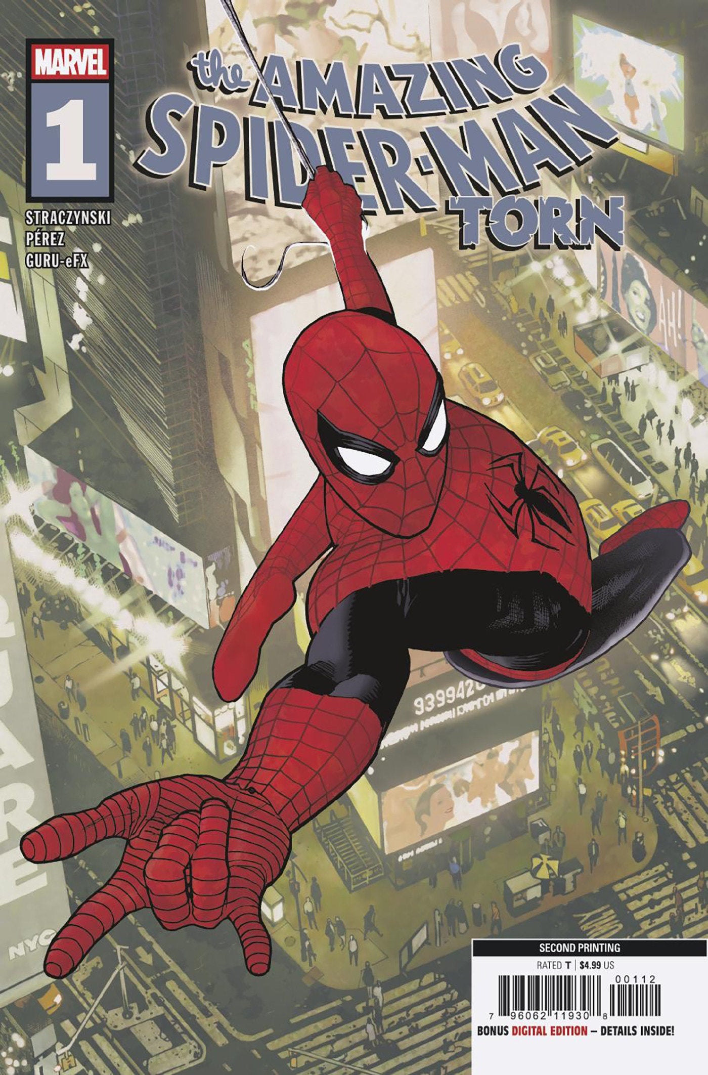 Amazing Spider-Man: Torn #1 Adam Hughes 2 Nd Printing Variant | L.A. Mood Comics and Games