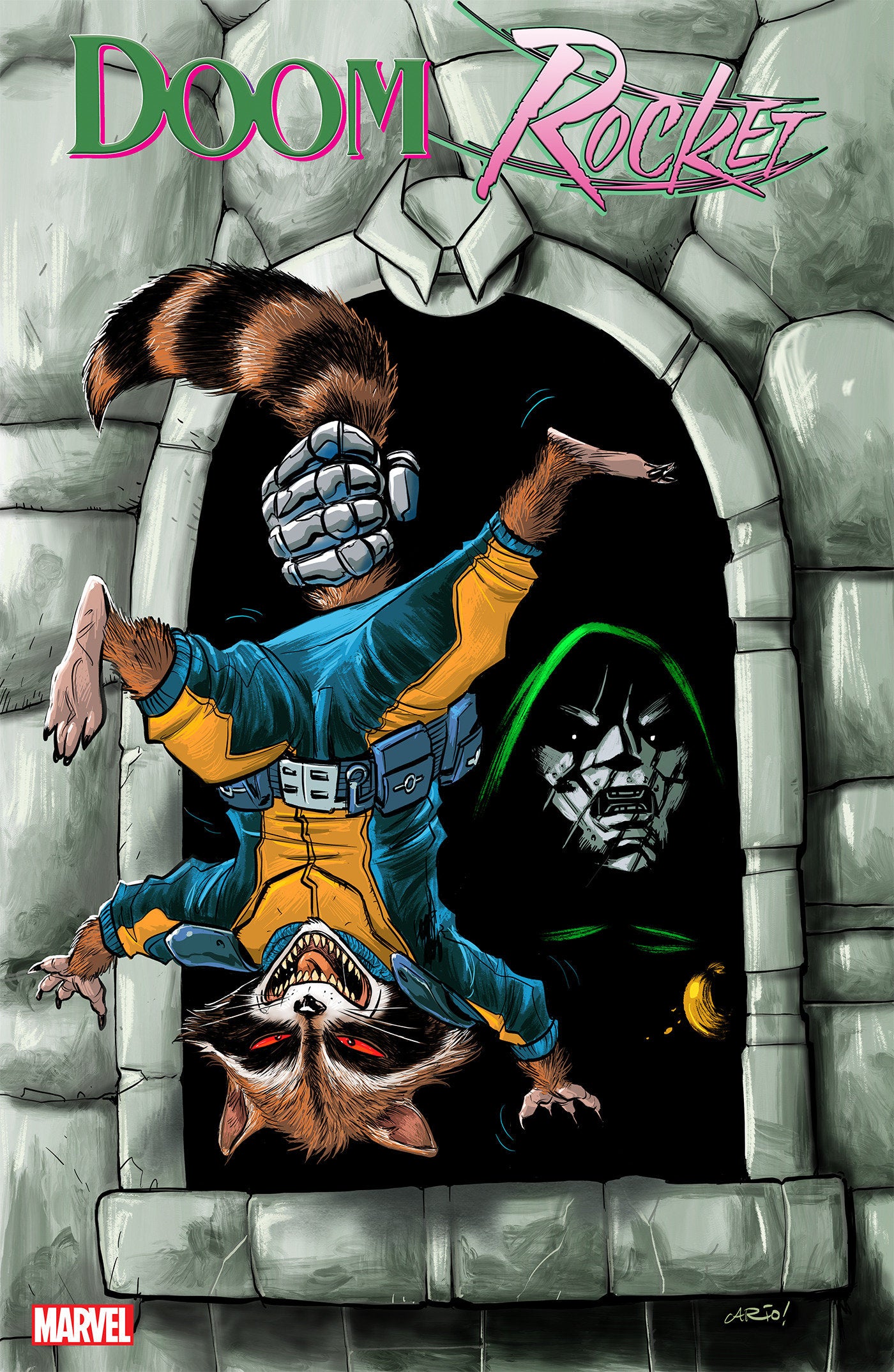 Doctor Doom & Rocket Raccoon #1 Ario Anindito Windowshades Variant | L.A. Mood Comics and Games