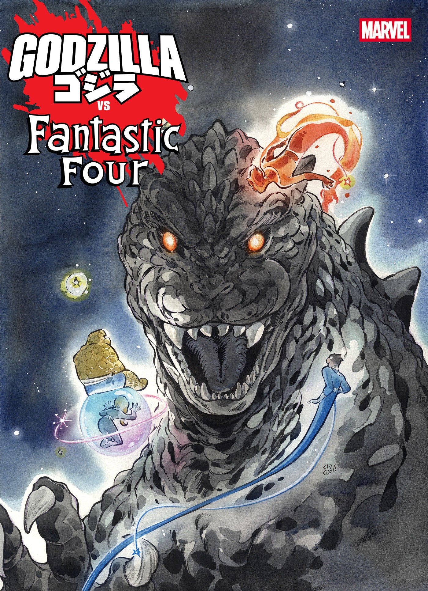 Godzilla vs. Fantastic Four #1 Peach Momoko Variant | L.A. Mood Comics and Games