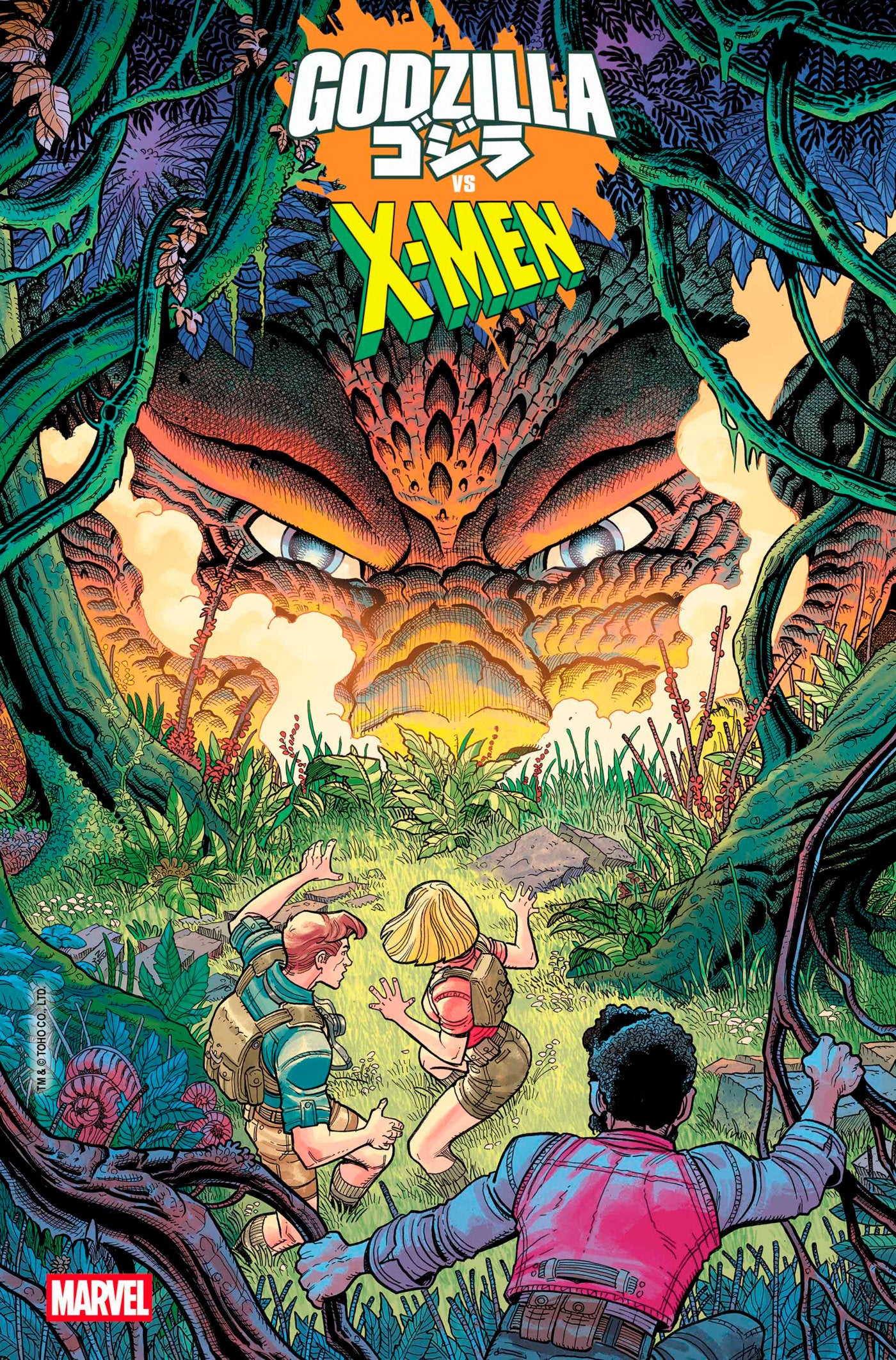 Godzilla vs. X-Men #1 Nick Bradshaw Monster Homage Variant | L.A. Mood Comics and Games