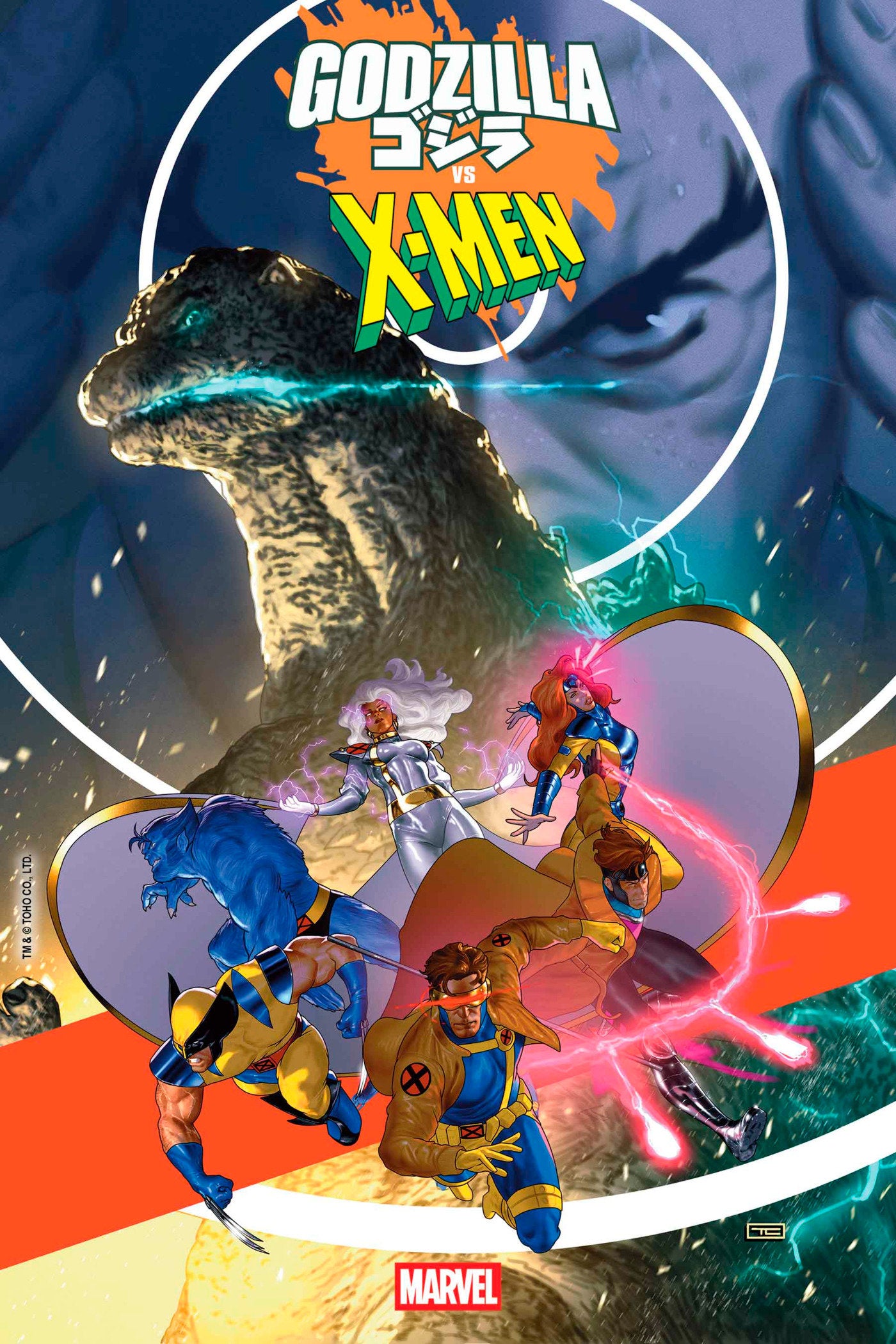 Godzilla vs. X-Men #1 Taurin Clarke Variant | L.A. Mood Comics and Games