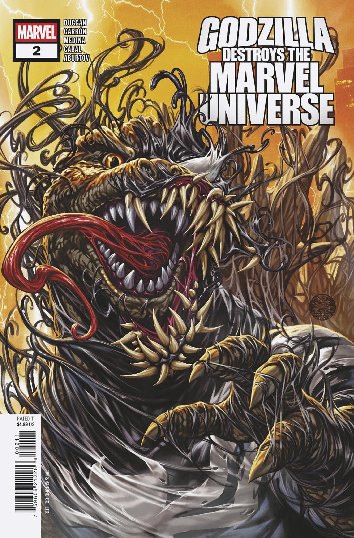 Godzilla Destroys The Marvel Universe #2 | L.A. Mood Comics and Games