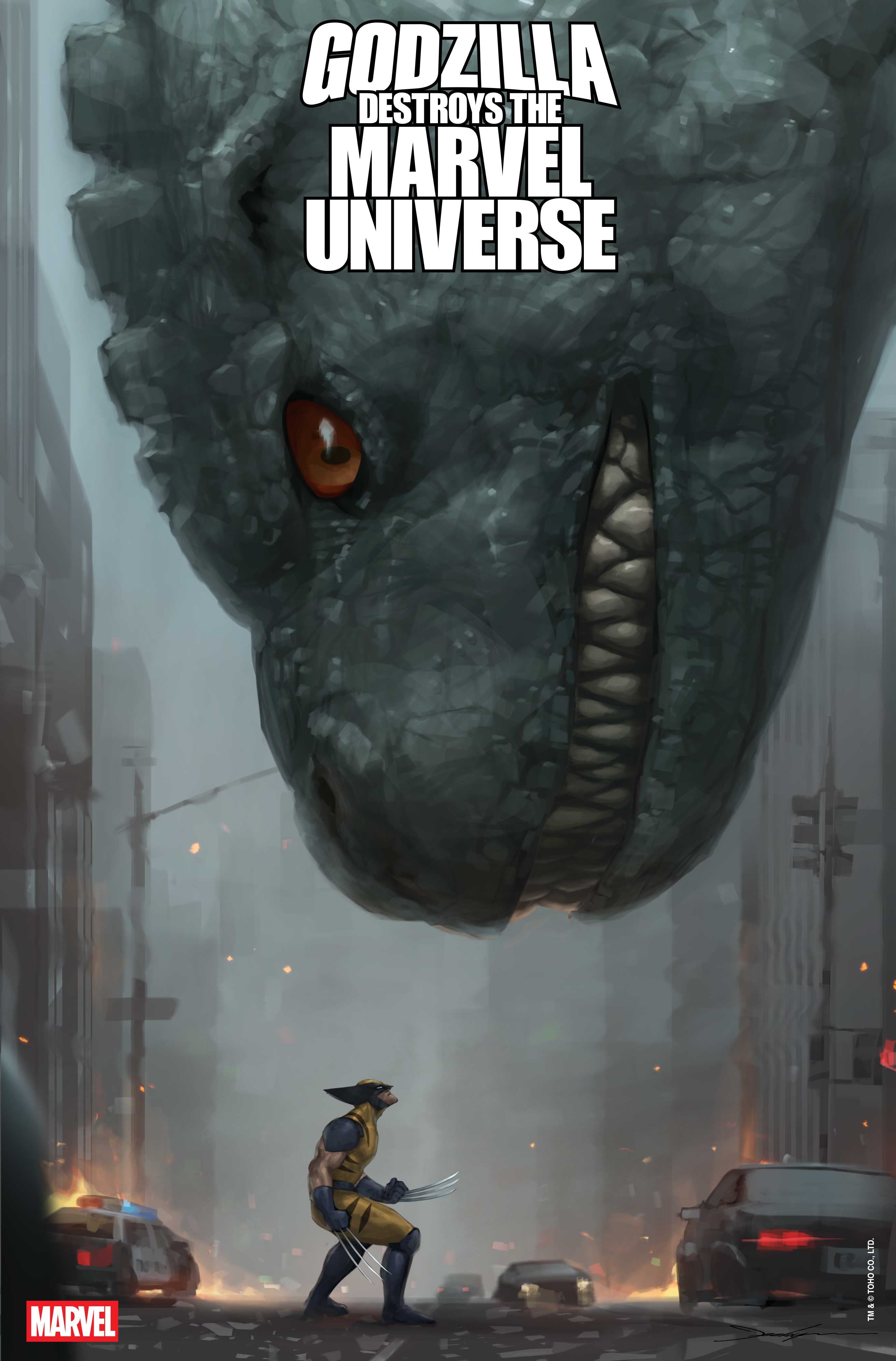 Godzilla Destroys The Marvel Universe #3 Jeehyung Lee Variant | L.A. Mood Comics and Games