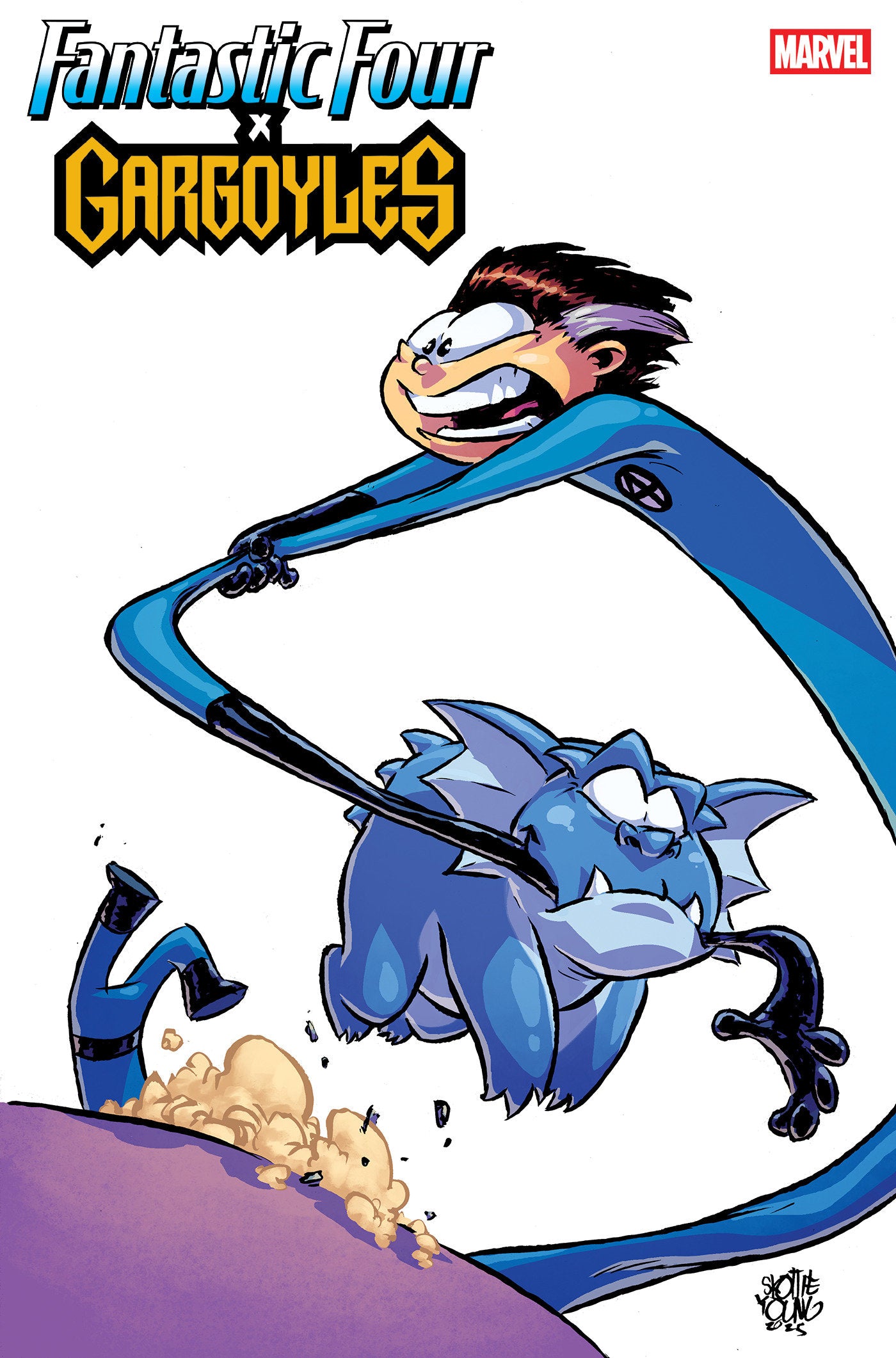 Fantastic Four/Gargoyles #1 Skottie Young Variant | L.A. Mood Comics and Games