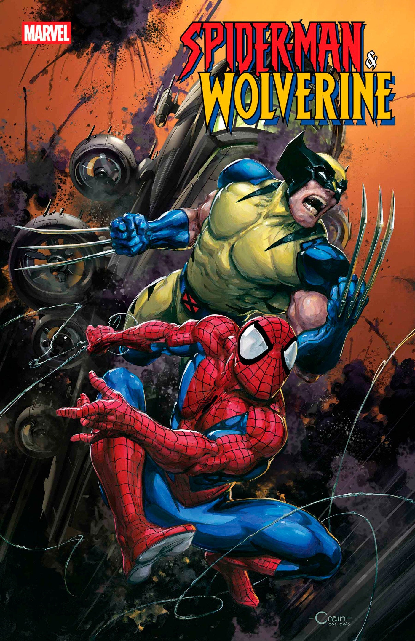 Spider-Man & Wolverine #1 Clayton Crain Variant | L.A. Mood Comics and Games