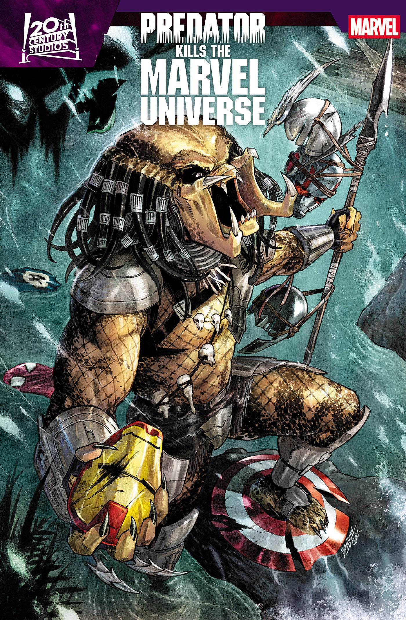 Predator Kills The Marvel Universe #1 Michele Bandini 2 Nd Printing Variant | L.A. Mood Comics and Games