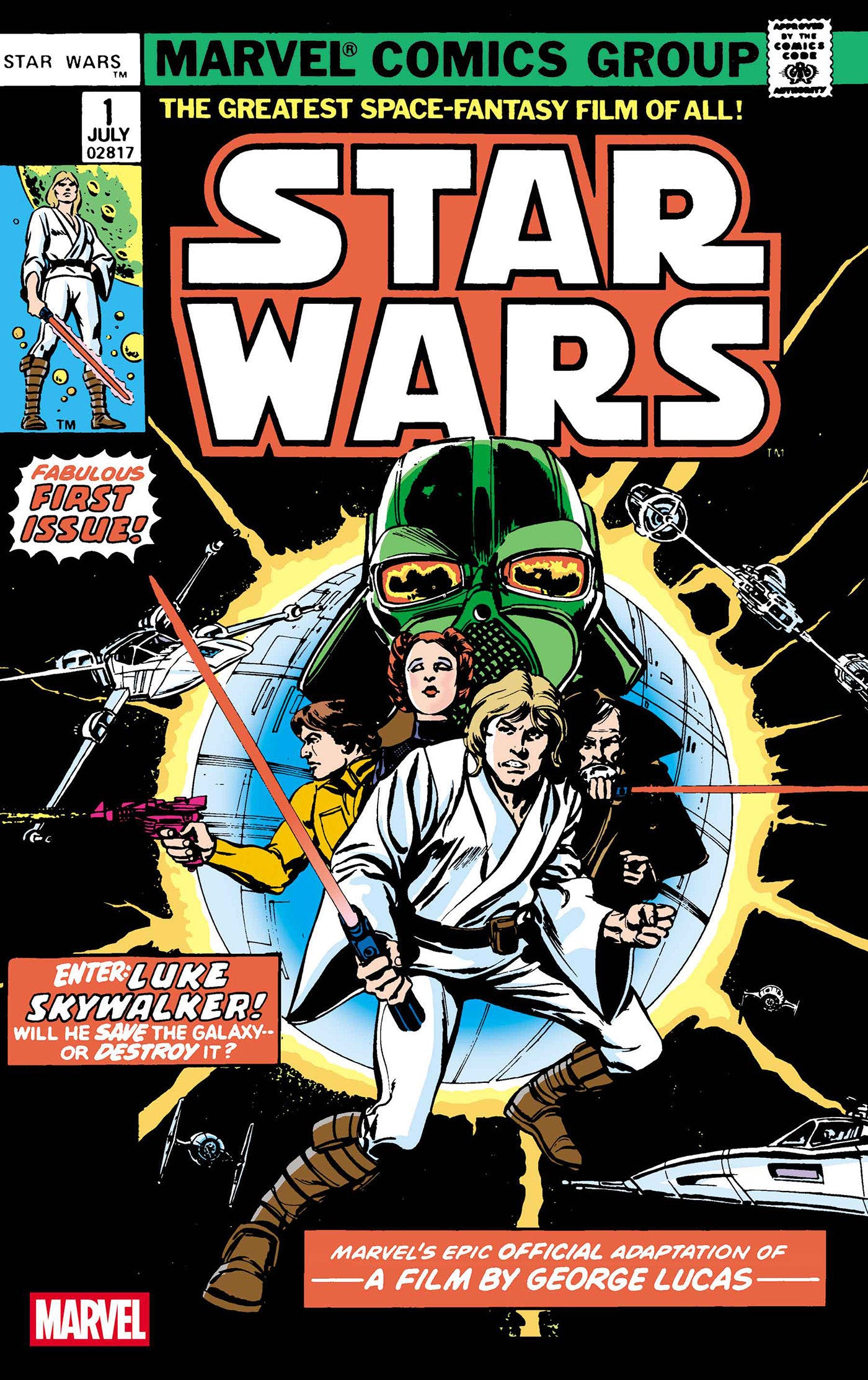 Star Wars 1977 #1 Facsimile Edition Foil Variant New Printing | L.A. Mood Comics and Games