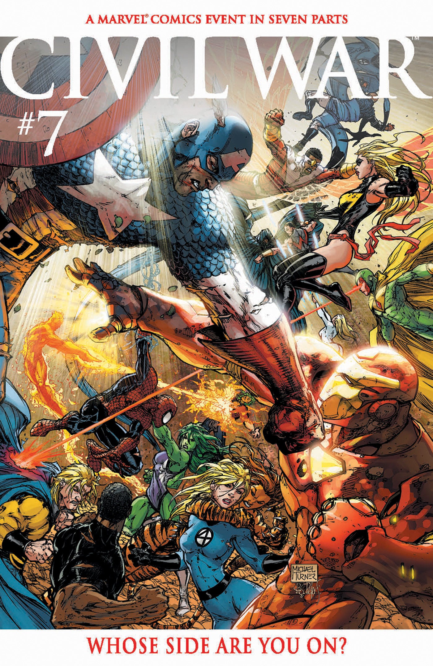 Civil War #7 Facsimile Edition Michael Turner Foil Variant | L.A. Mood Comics and Games