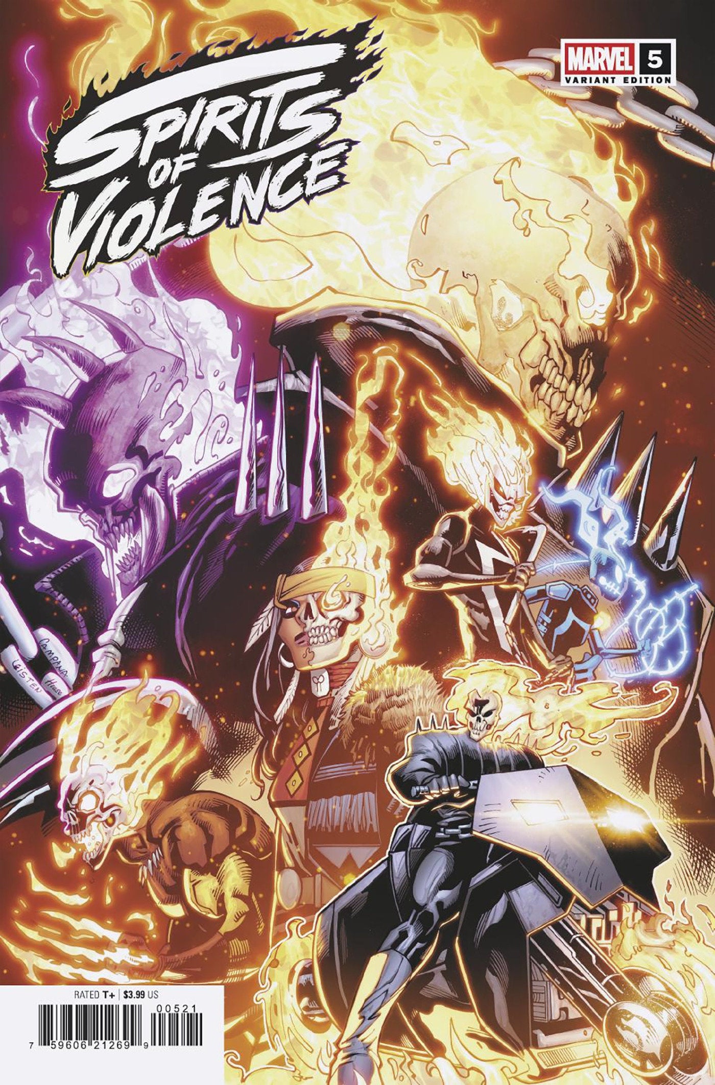 Spirits Of Violence #5 Chris Campana Variant | L.A. Mood Comics and Games