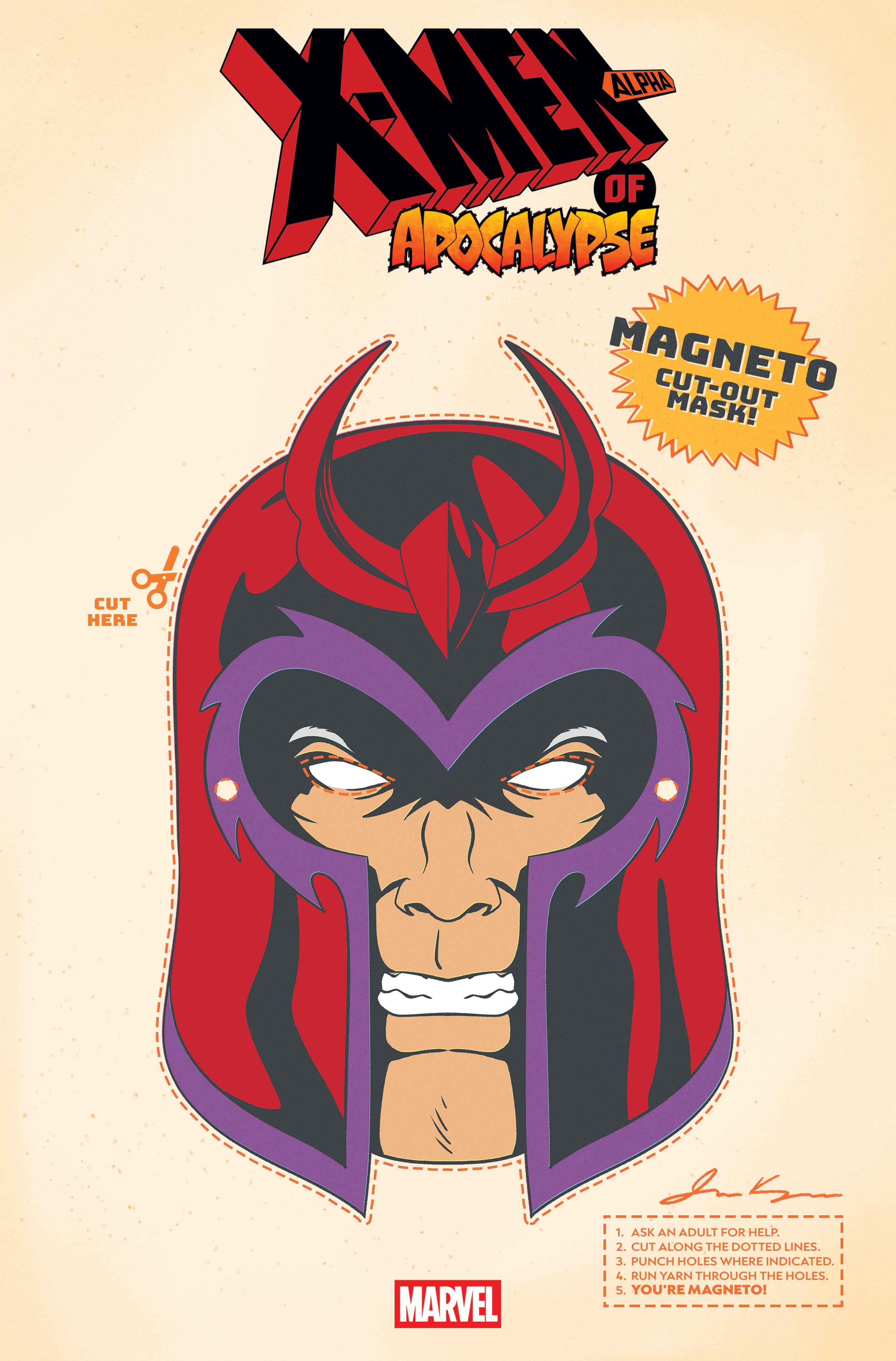 X Men Of Apocalypse Alpha #1 Retro Halloween Mask Variant | L.A. Mood Comics and Games