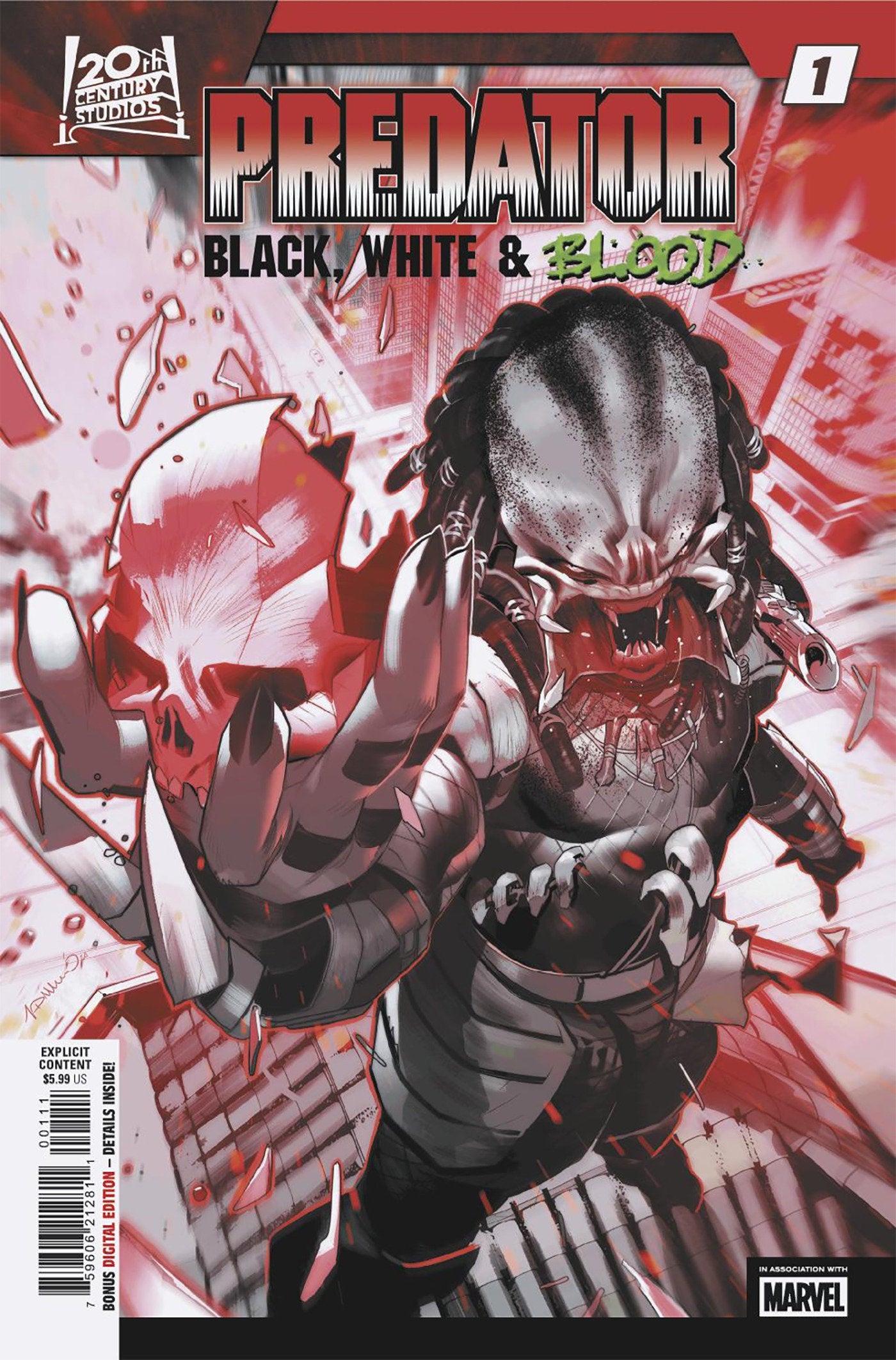 Predator: Black, White & Blood #1 | L.A. Mood Comics and Games