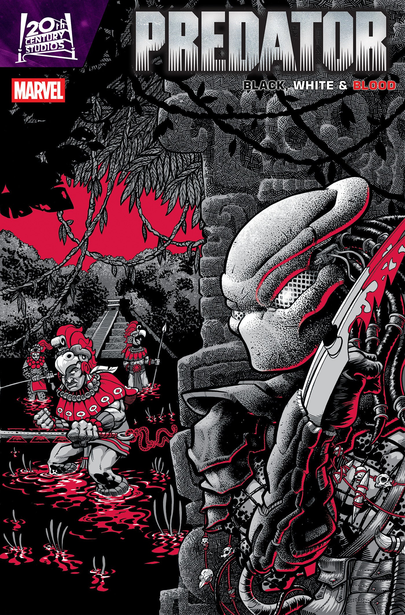 Predator: Black, White & Blood #2 Gonzo Variant | L.A. Mood Comics and Games